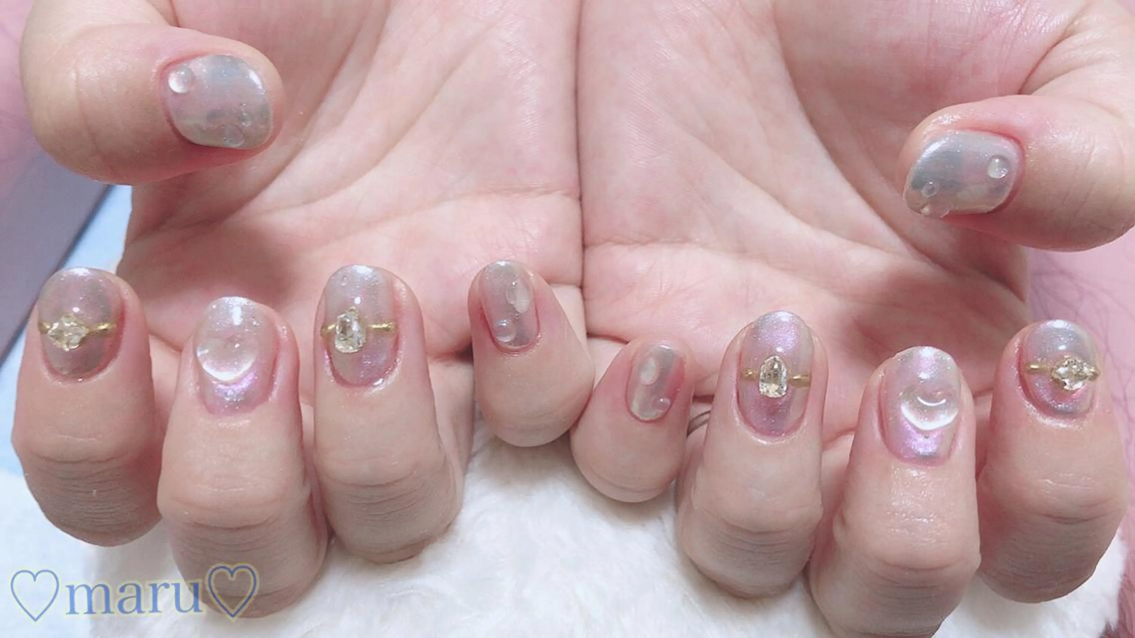 ネイル ハンドネイル フットネイル まるみ ♡のネイルデザイン