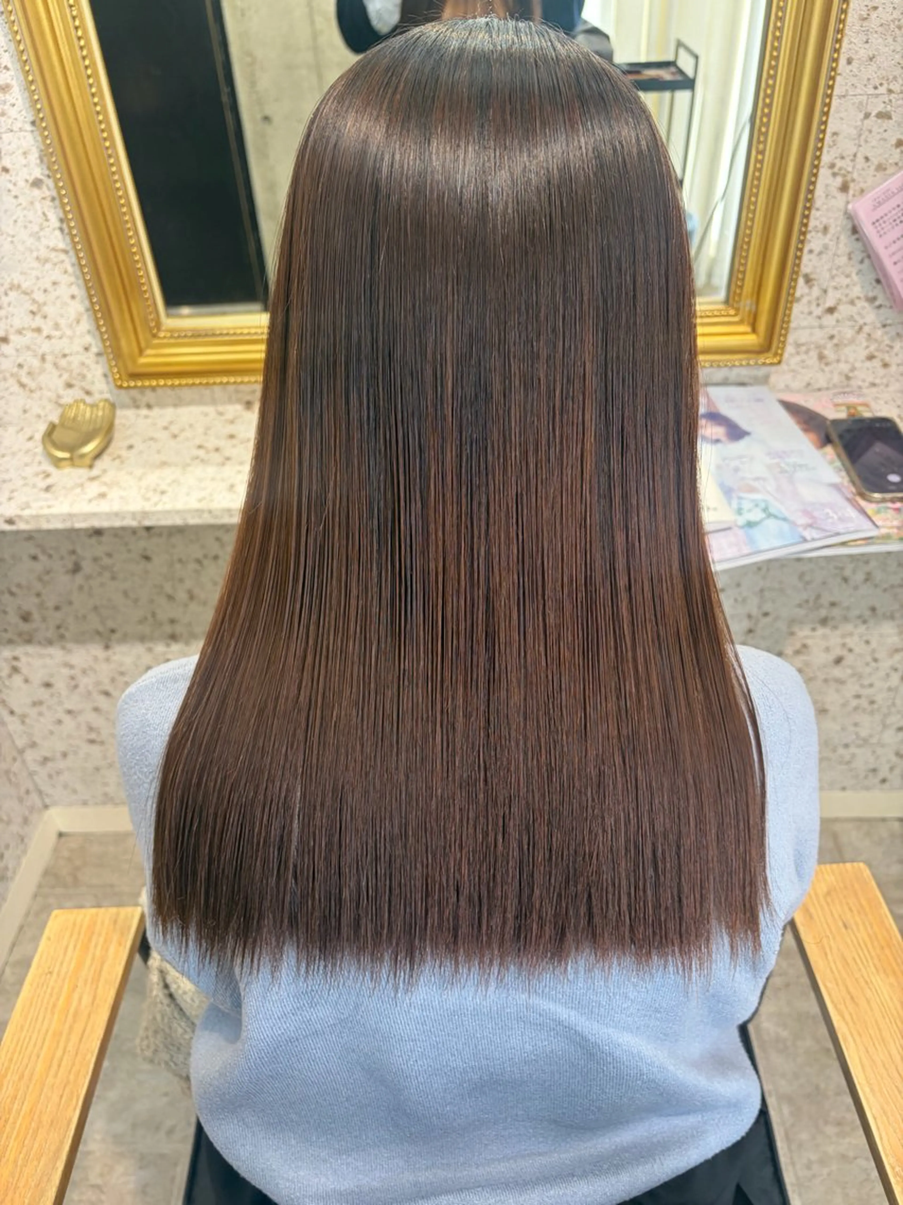 セミロング トリートメント 縮毛矯正 [lani ] konatsuのヘアスタイル