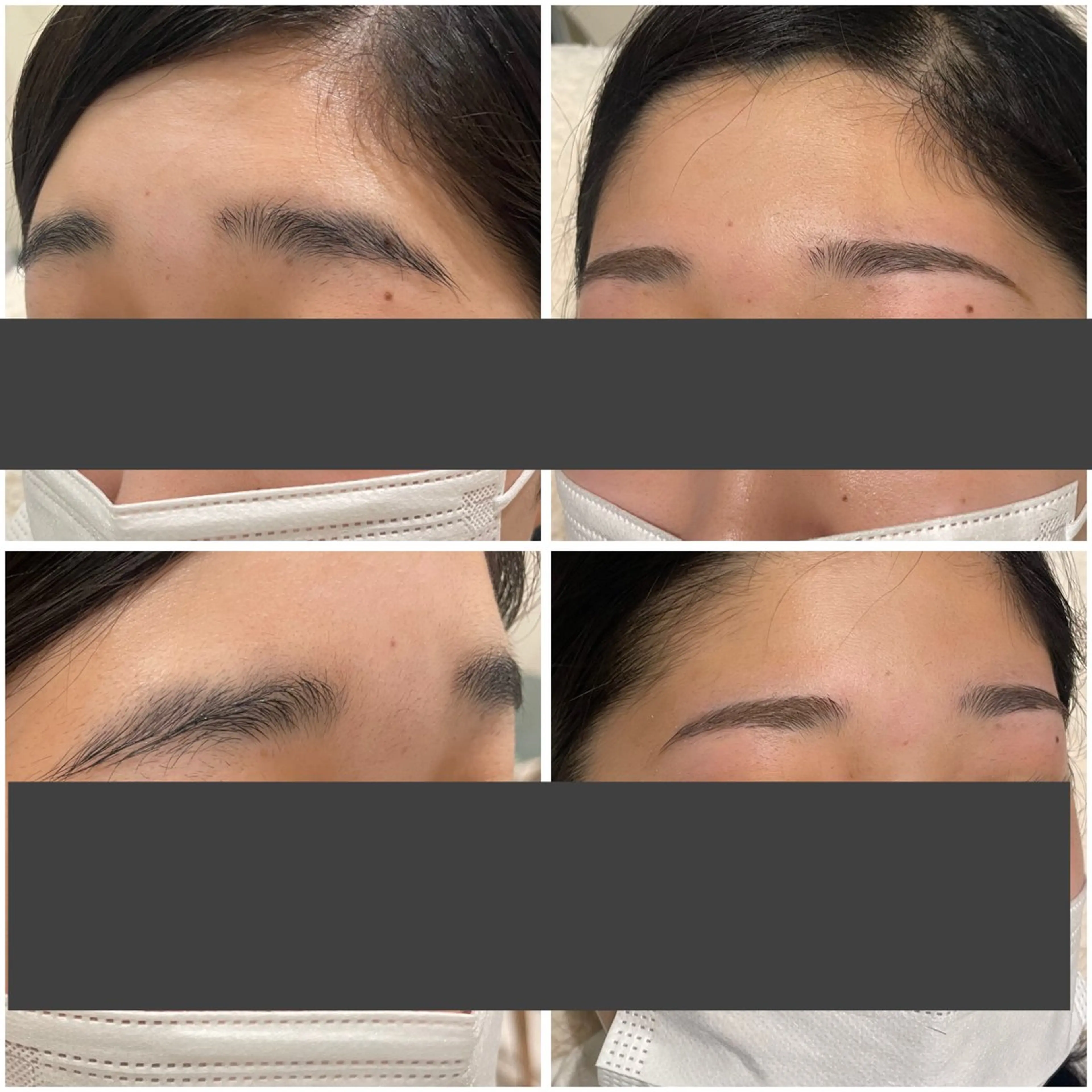 アイブロウ 眉毛ワックス脱毛 ワックス脱毛 毛穴ケア✖️まつげ Feliceのマツエク・マツパデザイン