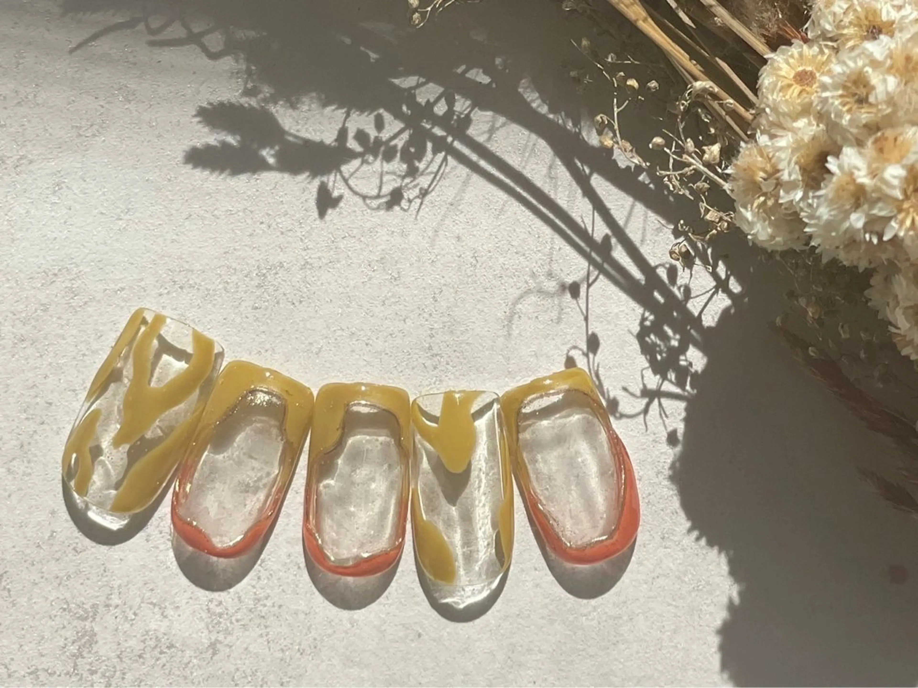 ネイル オーロラネイル フットネイル フレンチネイル ジェルネイル 韓国ネイル ハンドネイル kiki nail 二子玉川のネイルデザイン