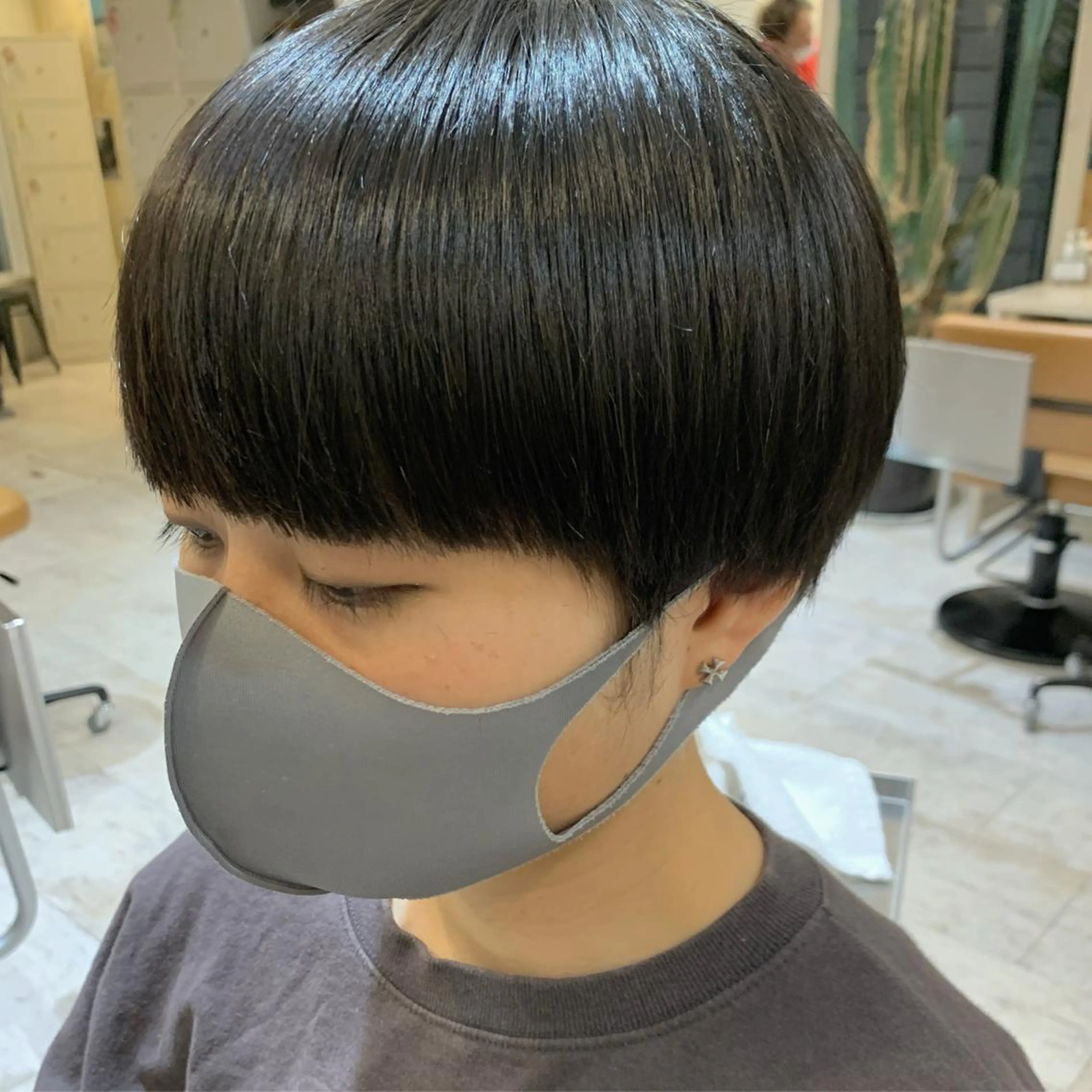 ショート ヤマダ サクラのヘアスタイル