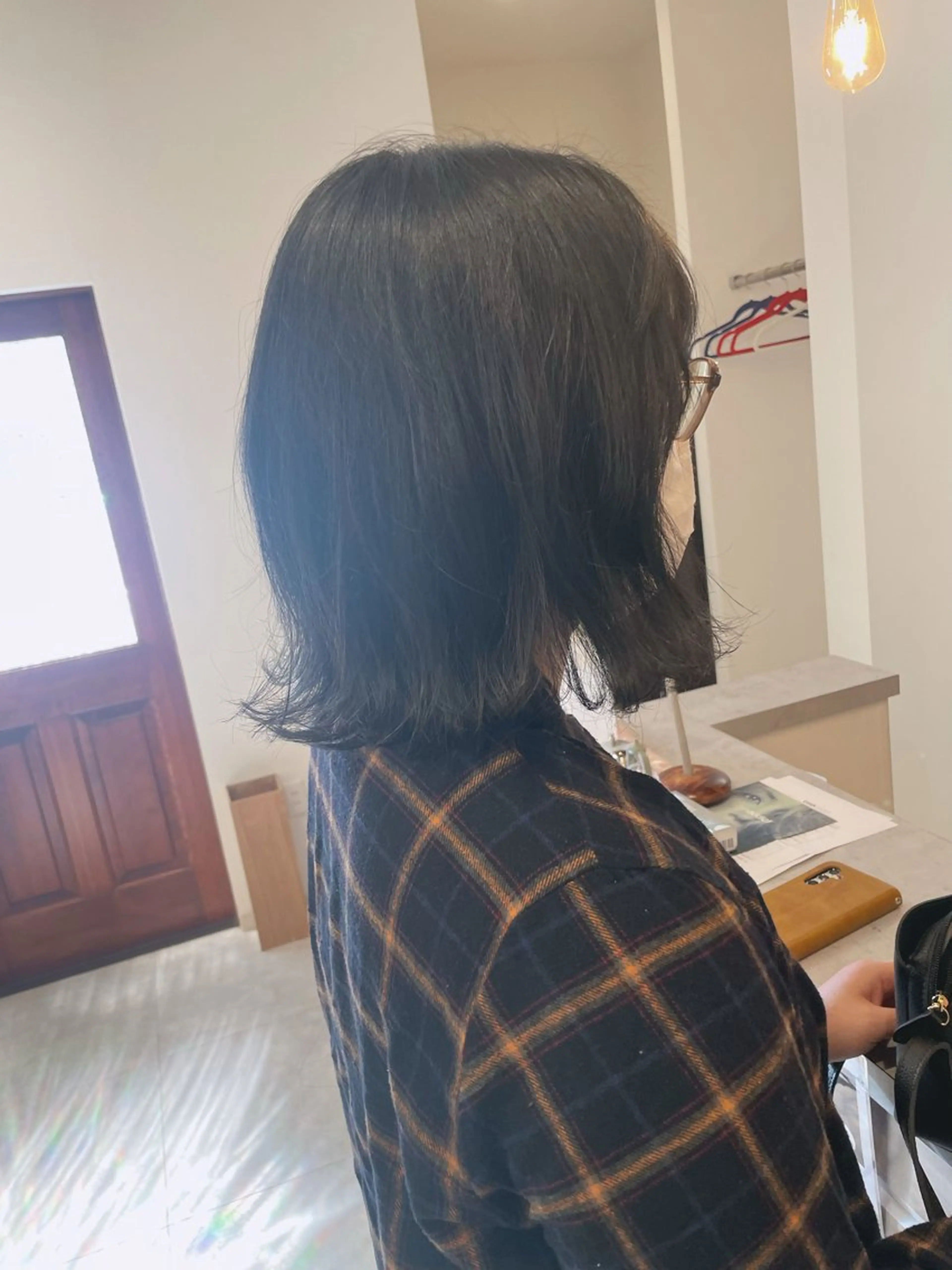 ミディアム パーマ no4ナチュラル戸祭所属・山越 美裕樹のヘアスタイル