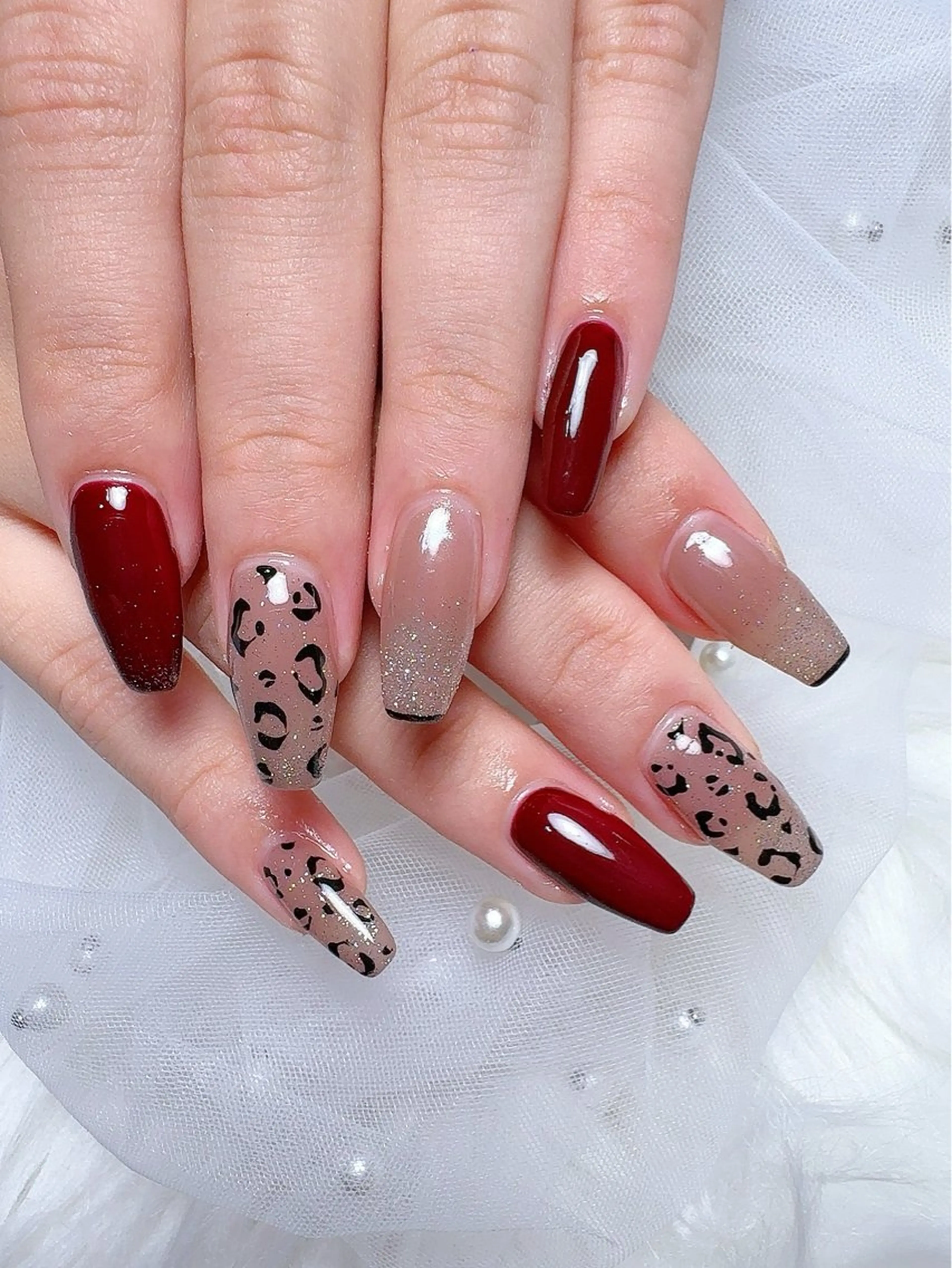 ネイル アートネイル フラッシュネイル フットネイル グラデーション ラメ(グリッター) ハンドネイル BABY  BREATH所属・y natsumiのネイルデザイン