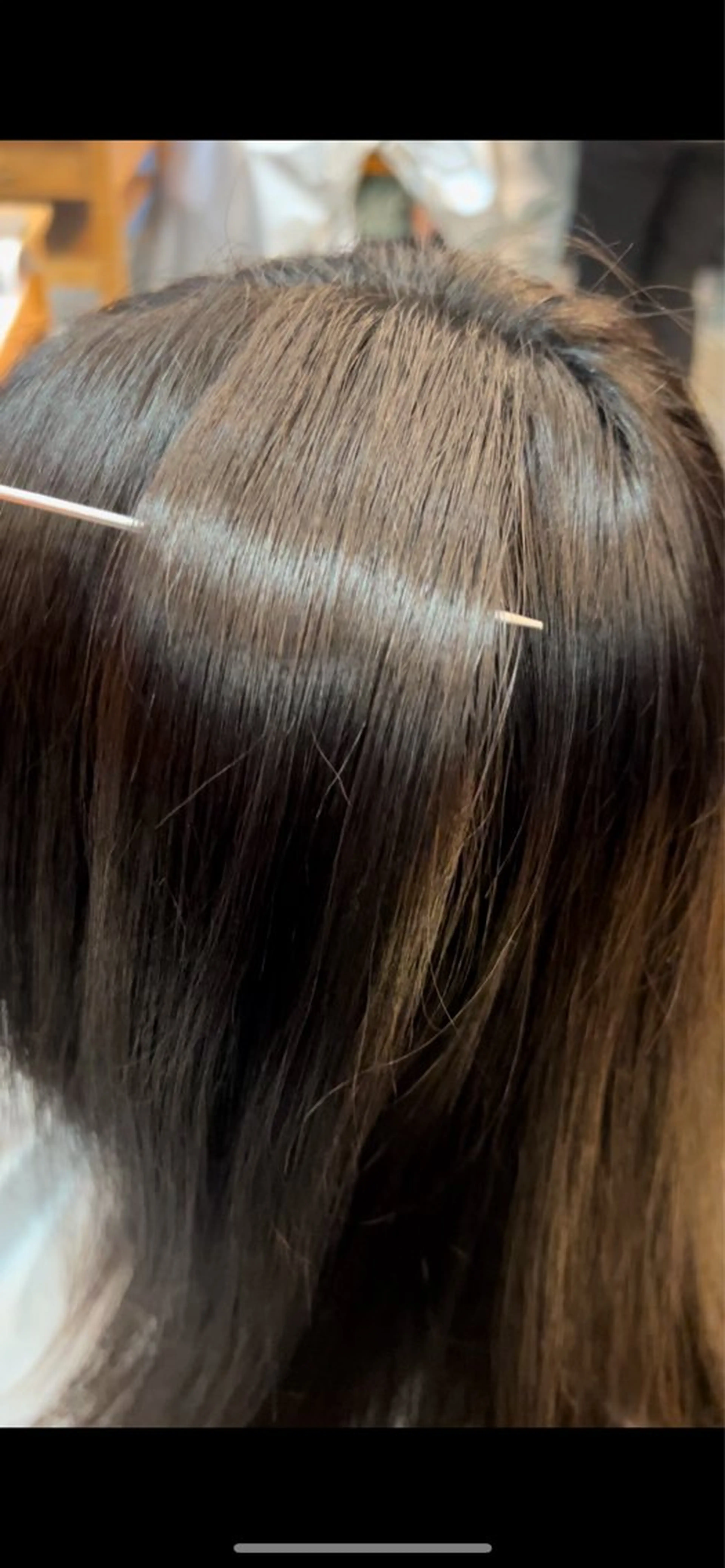 セミロング 大内 郁のヘアスタイル