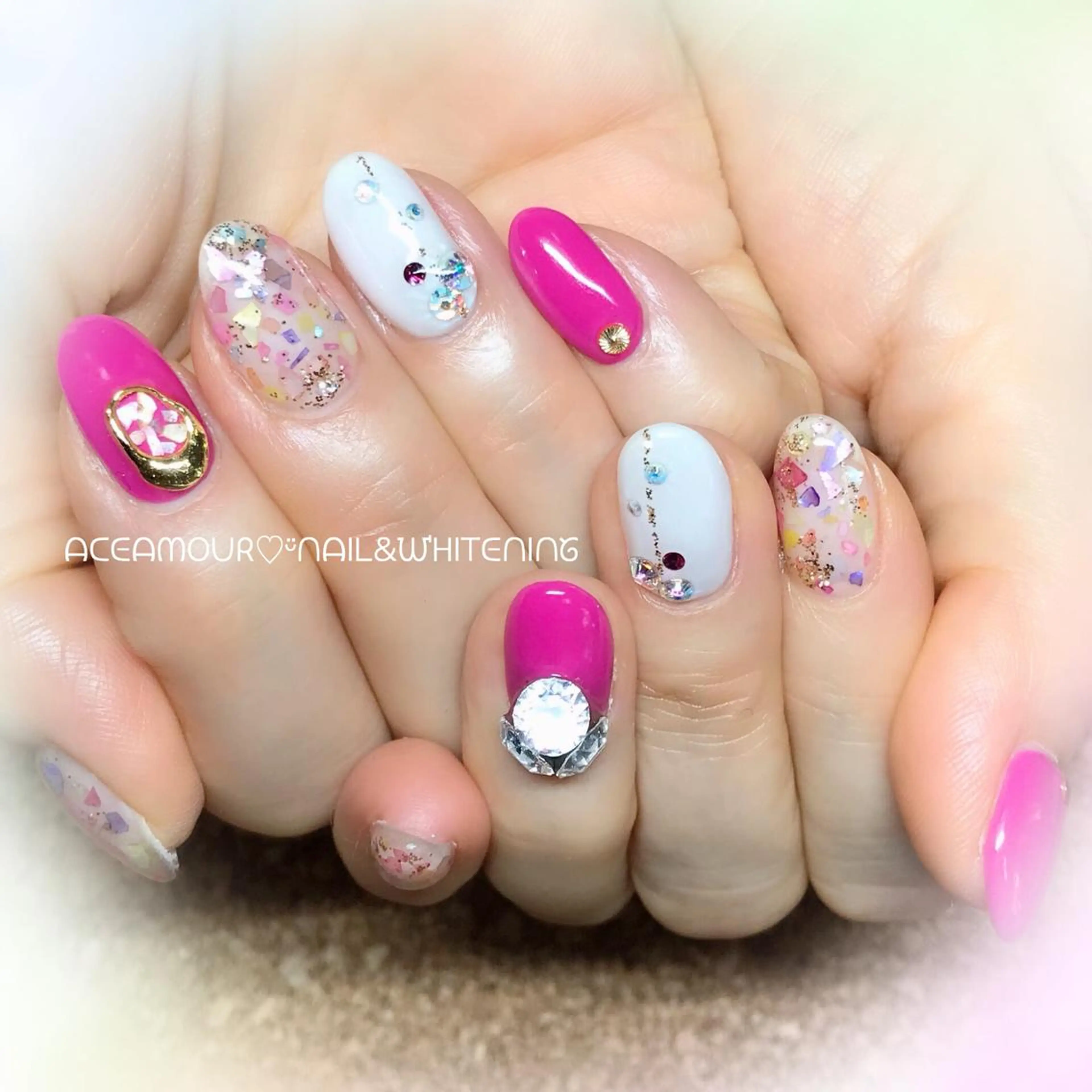 ネイル ネイル/耳つぼ /新ホワイトニングのネイルデザイン