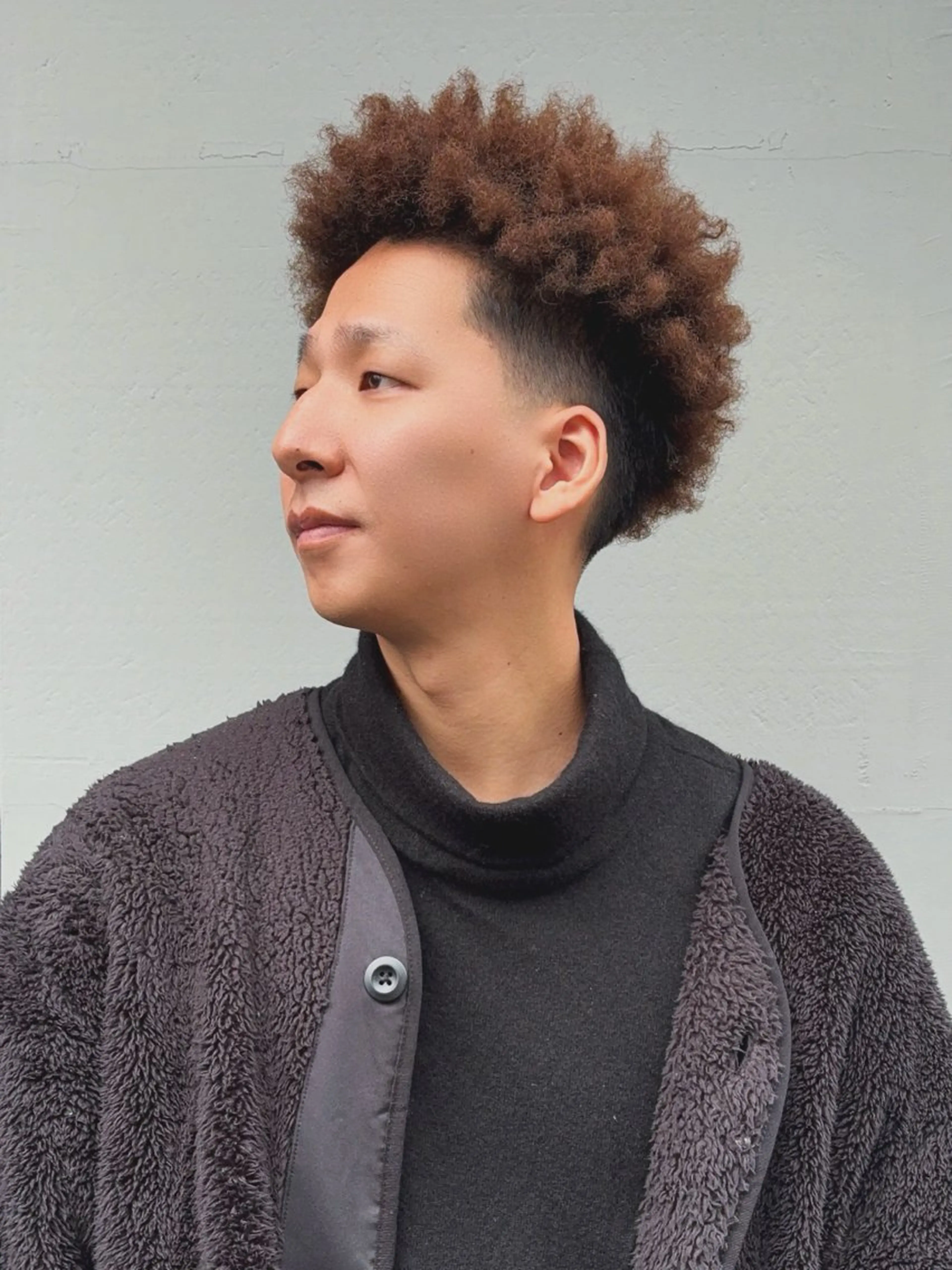 ショート パーマ メンズ flash pack所属・勝木 拓のヘアスタイル