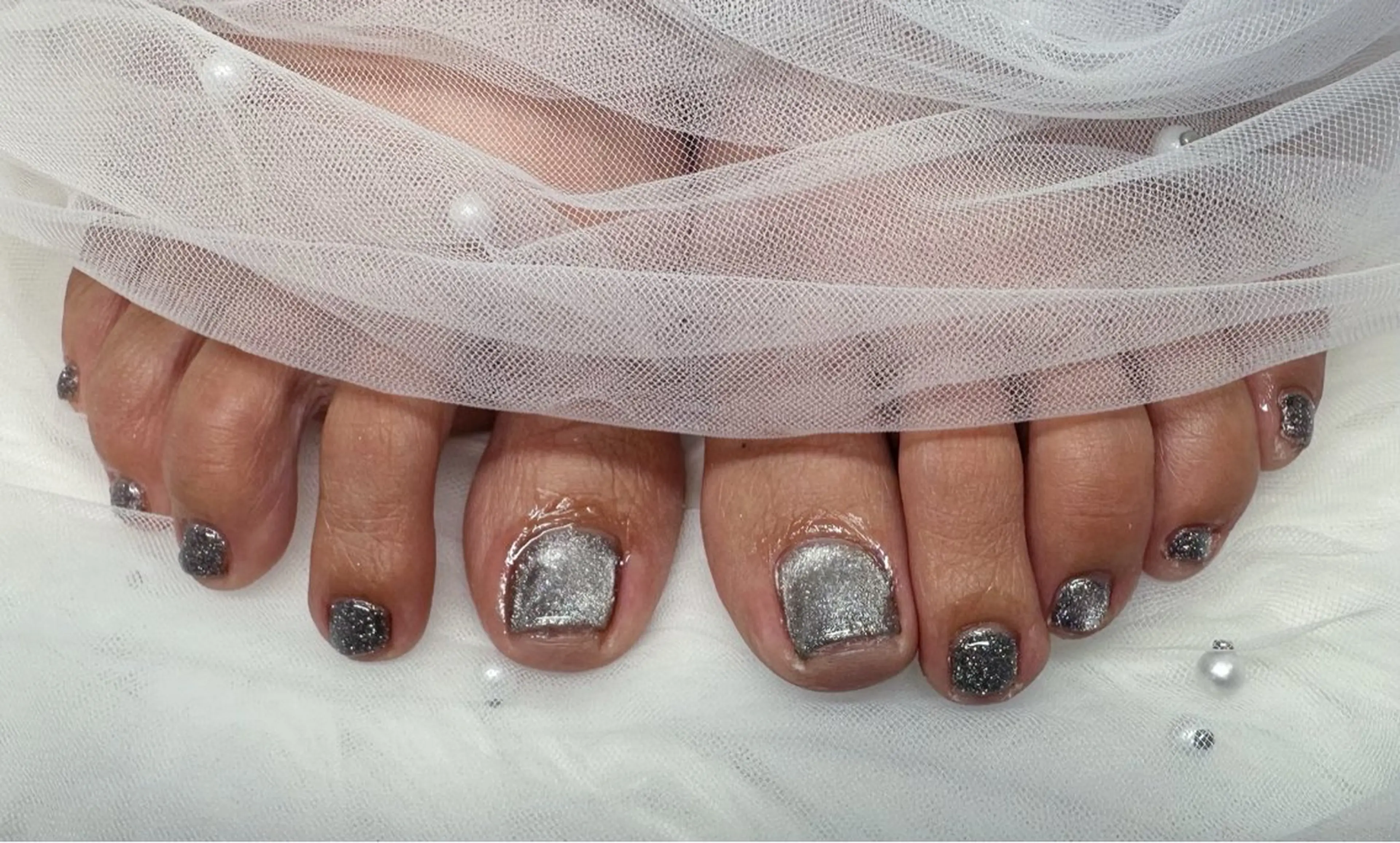 ネイル フットネイル マグネットネイル Rave所属・touma Rinaのネイルデザイン