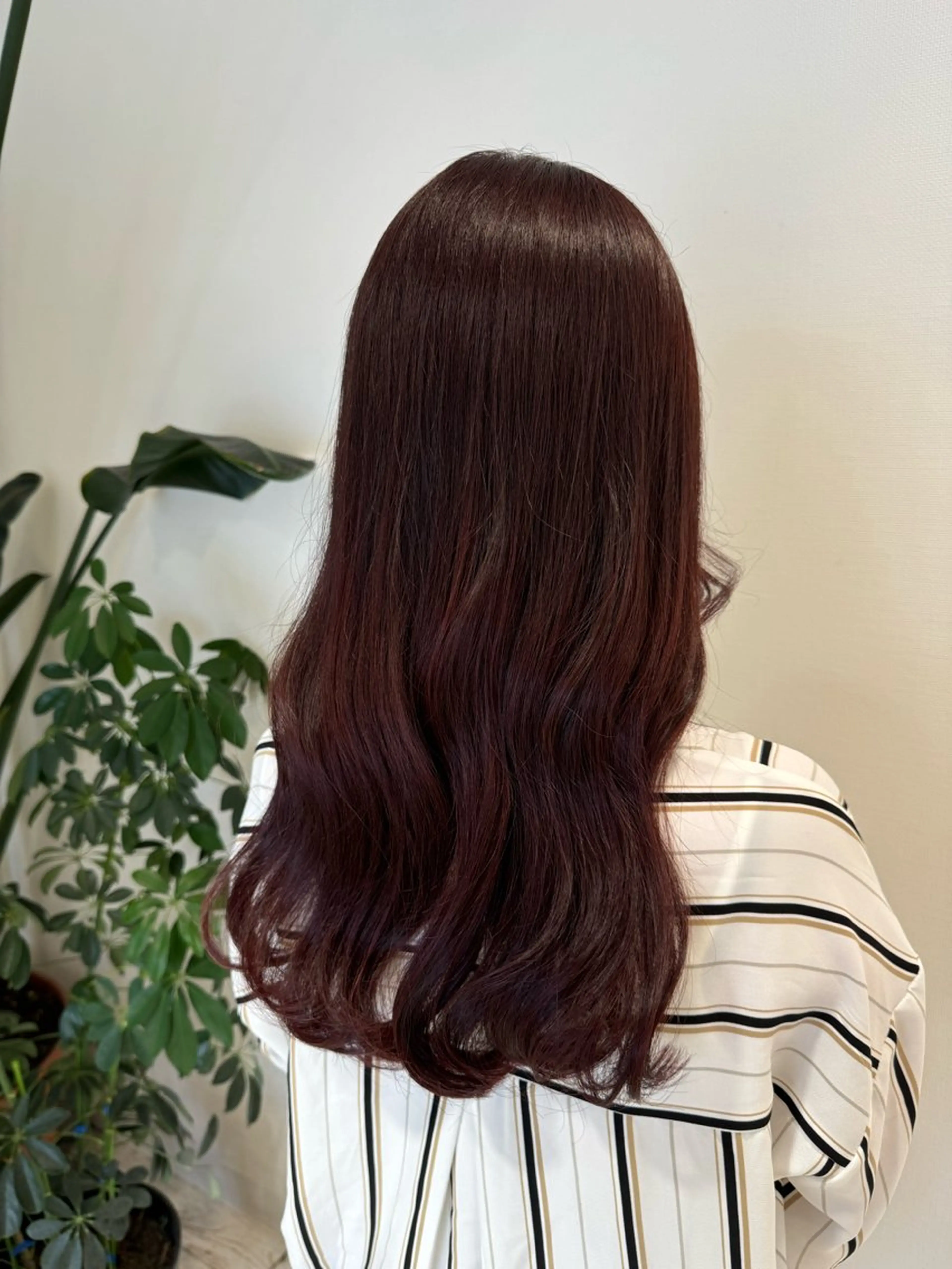 ロング カラー 村田 奈月のヘアスタイル