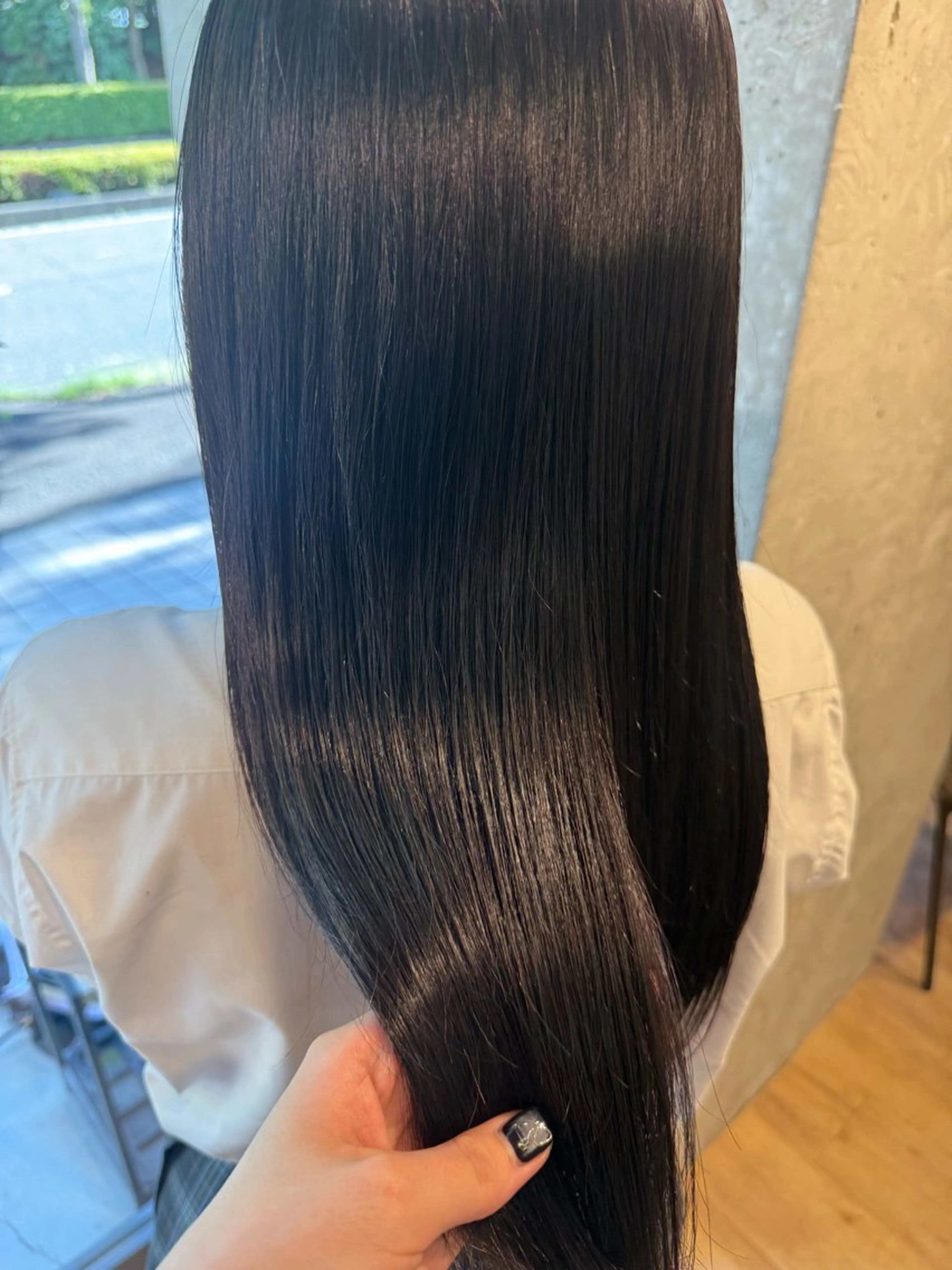 🧶カット➕白髪染め➕縮毛矯正🧶の写真