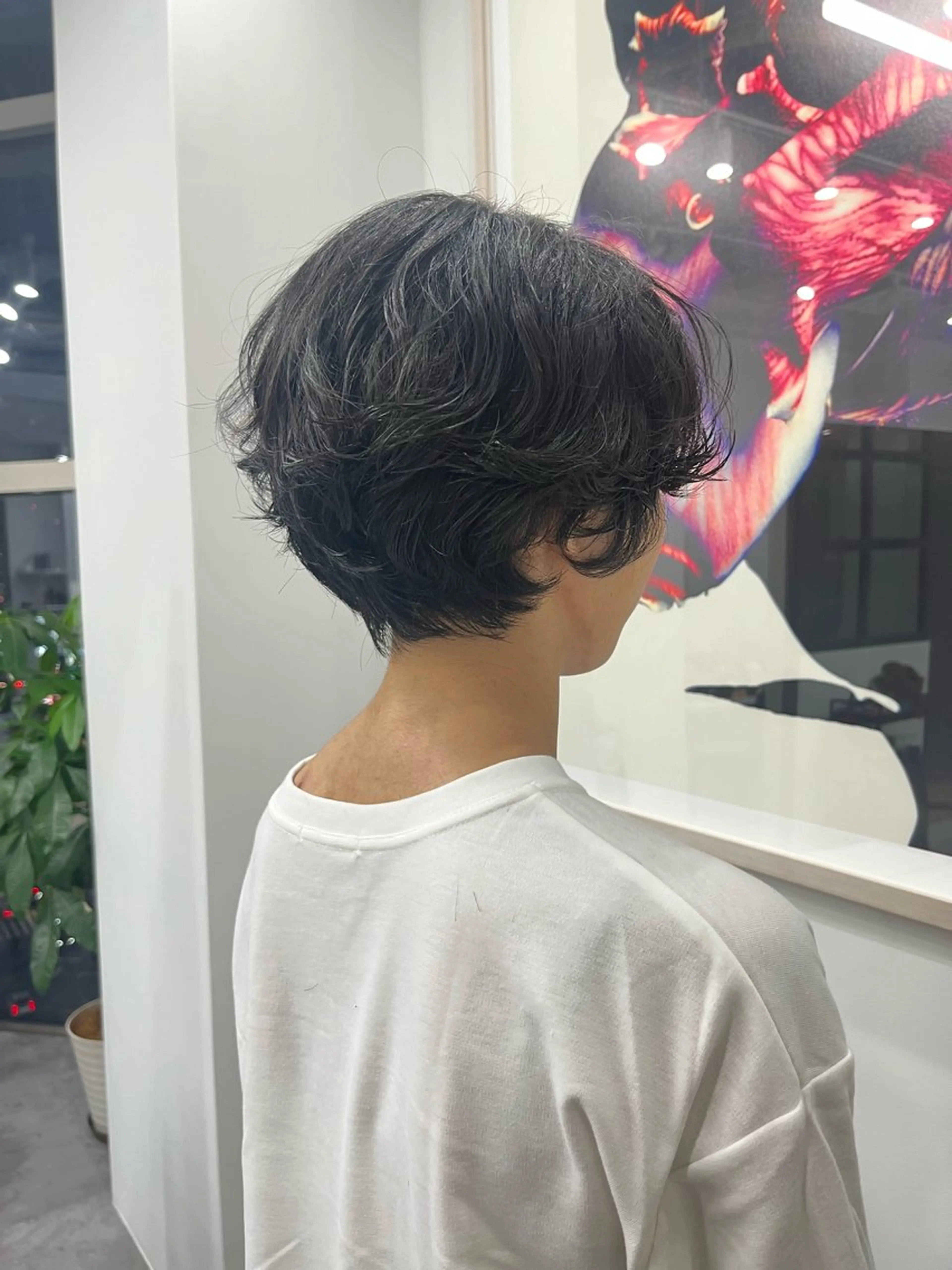 ショート パーマ 門崎未依/レイヤー/ メンズカット🪿🌼のヘアスタイル