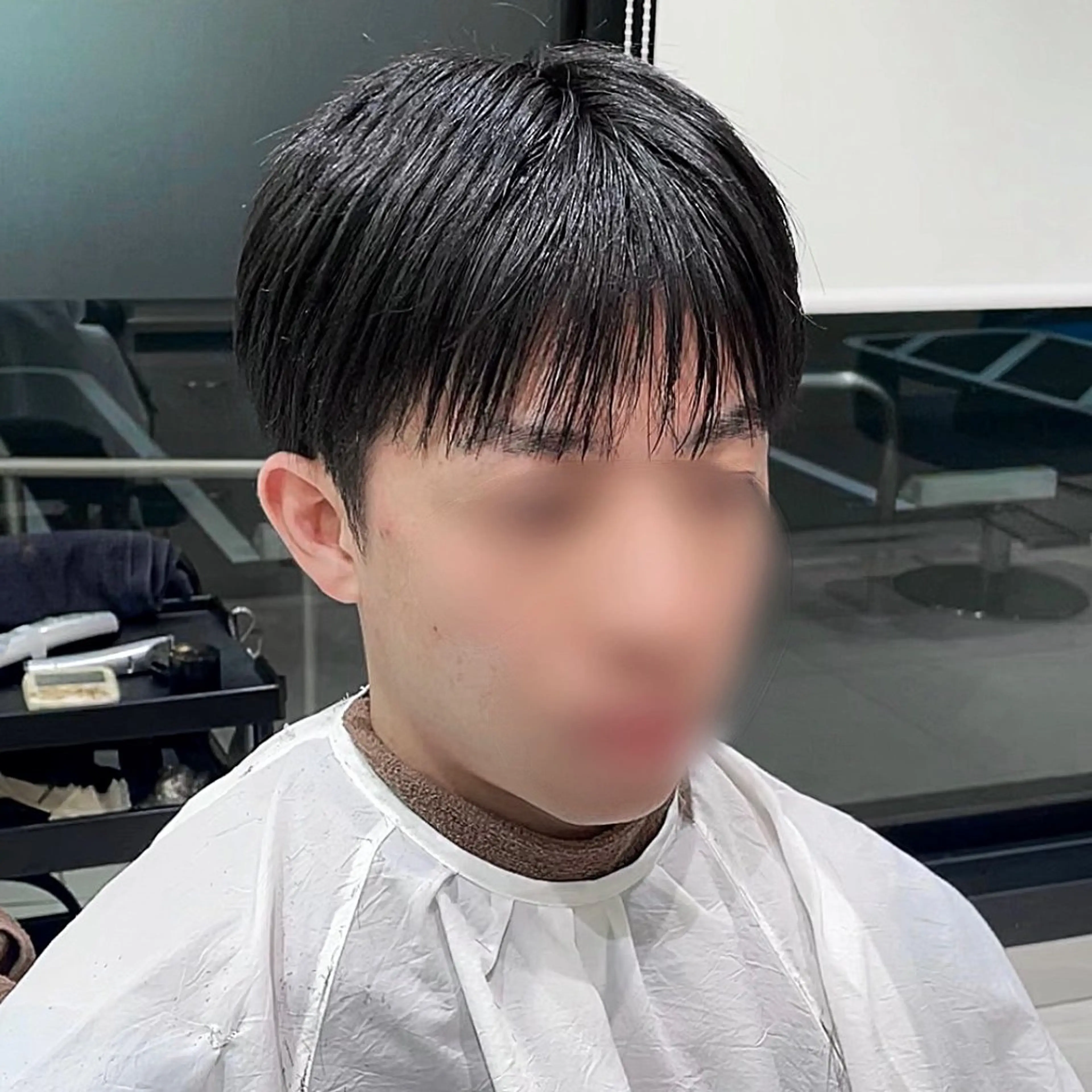 ヘアアレンジ メンズ キッズ カット ヘアセット パク・ボミン小野リエ 韓国ハーフ🦊のヘアスタイル