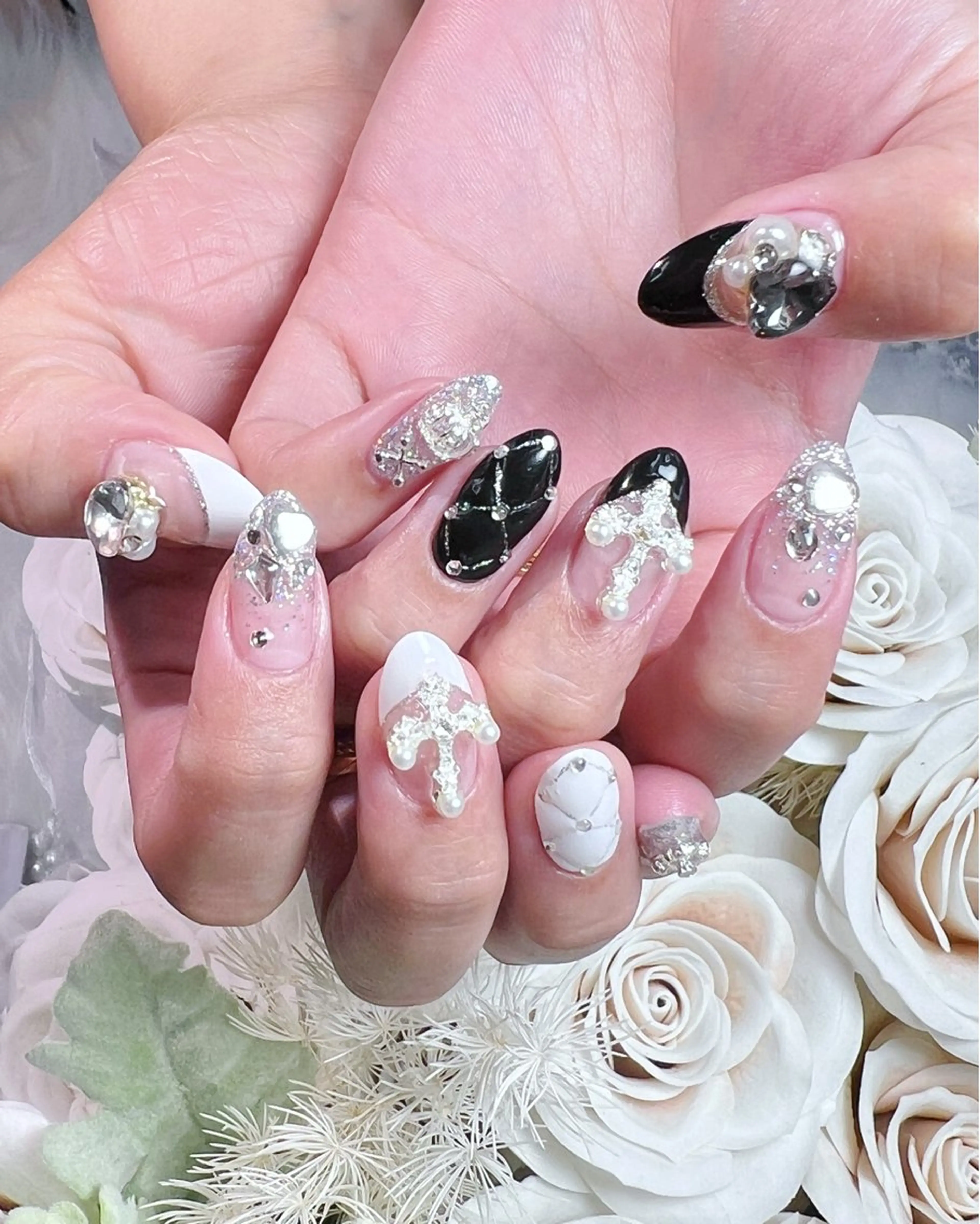 ネイル 韓国ネイル 持ち込み スカルプネイル ワンホンネイル ハンドネイル Painty所属・Painty nailのネイルデザイン