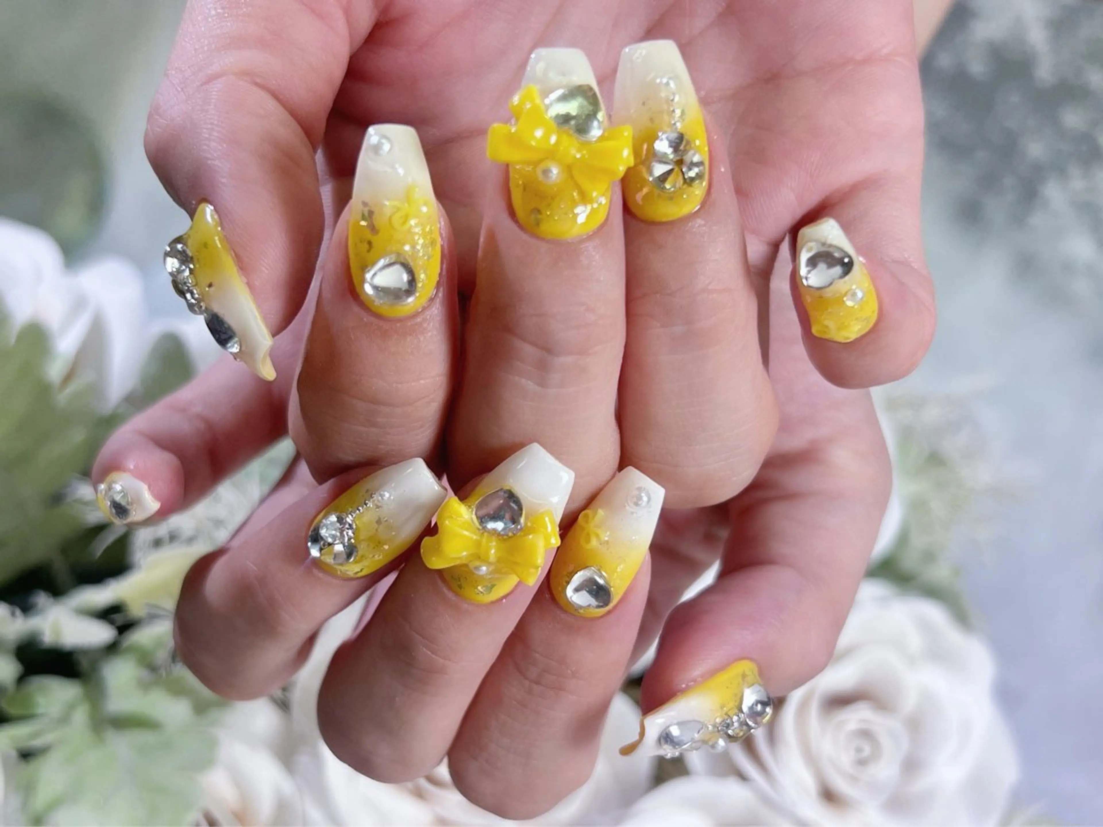 ネイル ロングネイル 持ち込み スカルプネイル ワンホンネイル ハンドネイル Painty所属・Painty nailのネイルデザイン