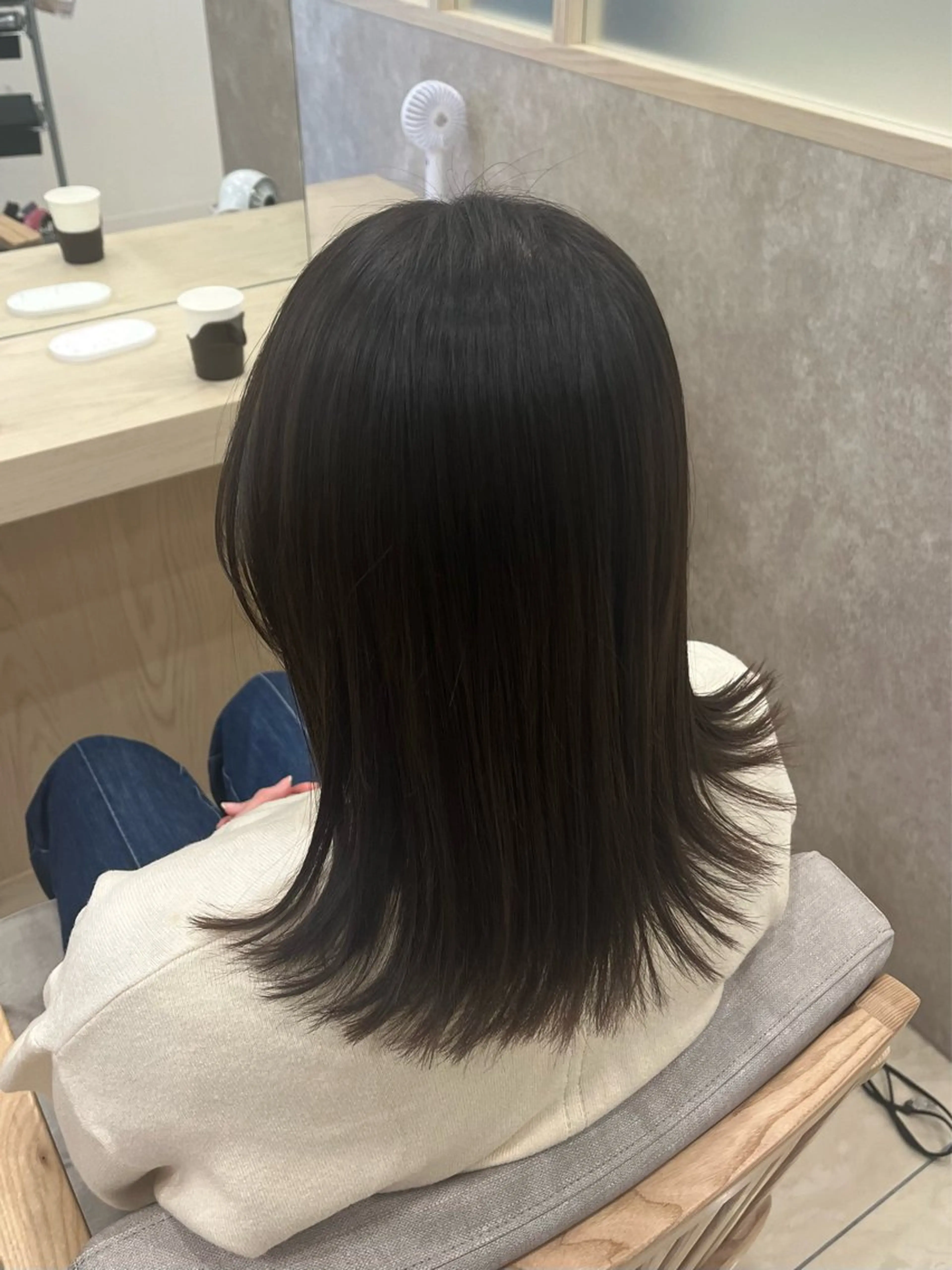 ミディアム カラー カット ヘアカラー 美髪/グレイカラー 漆谷妃茉莉🌷のヘアスタイル