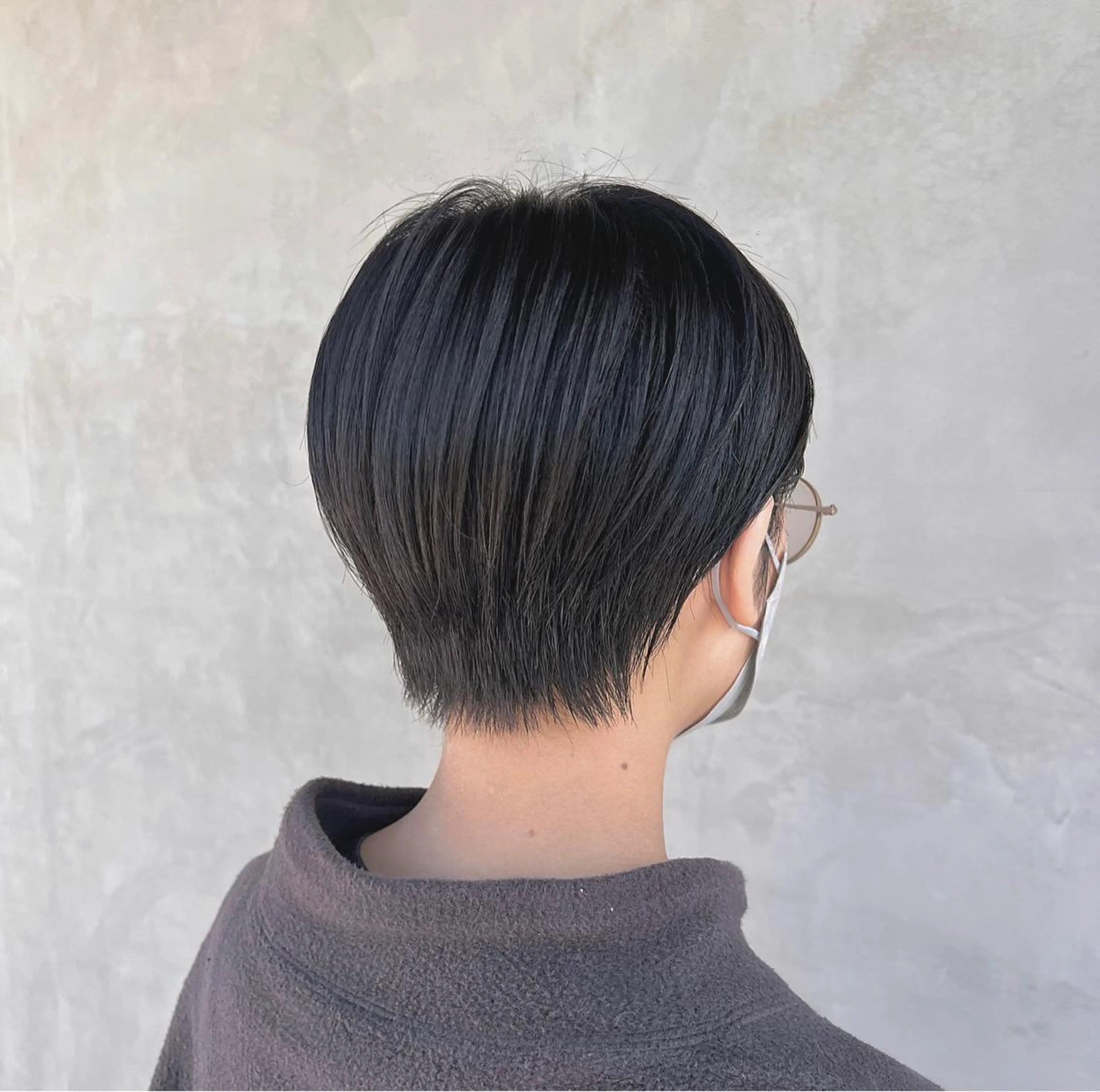 ショート ショートヘア カット 切りっぱなしボブ 👩🏼ミニボブのヘアスタイル