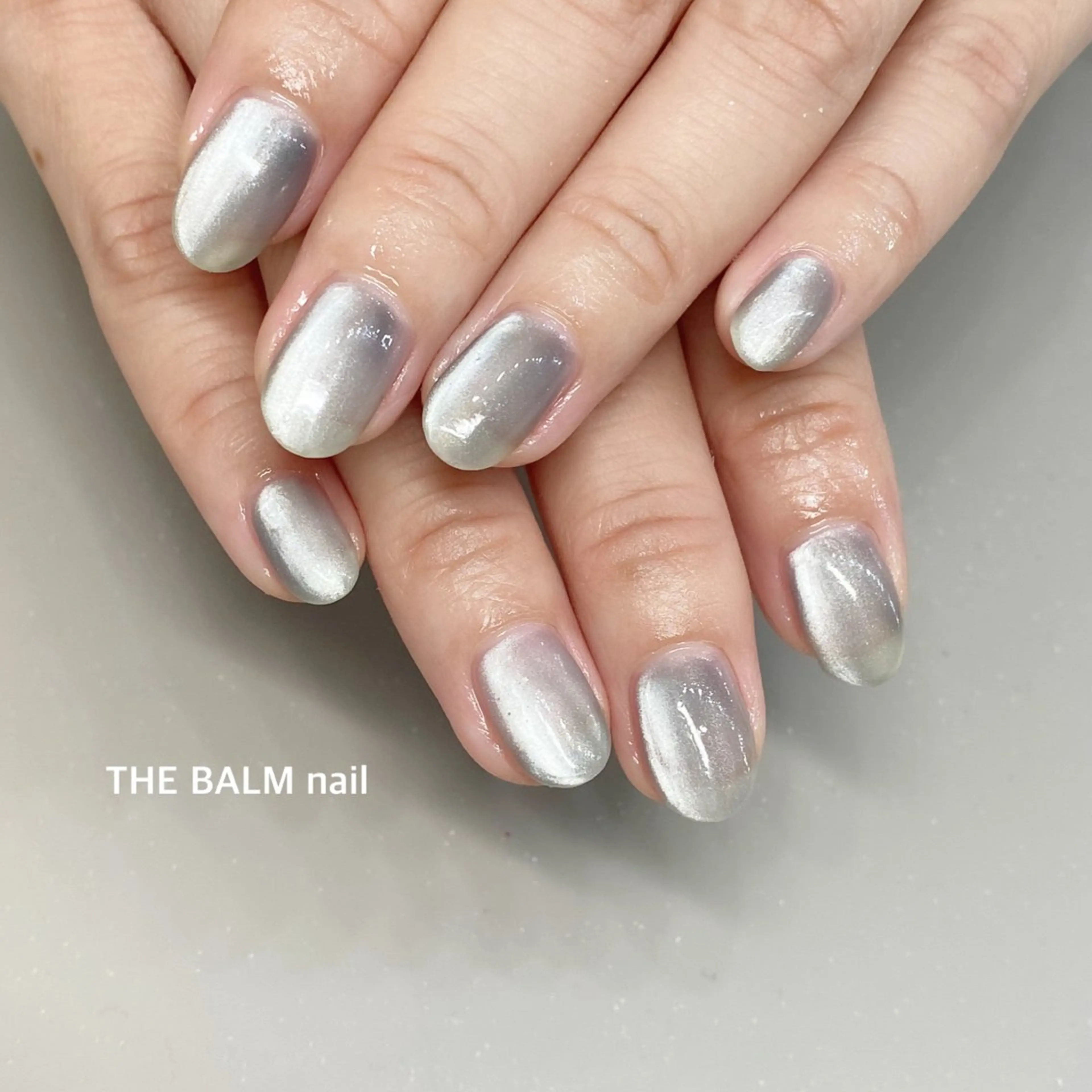 ネイル 艶/マグネット/網紅 /韓国/岩下りほのネイルデザイン