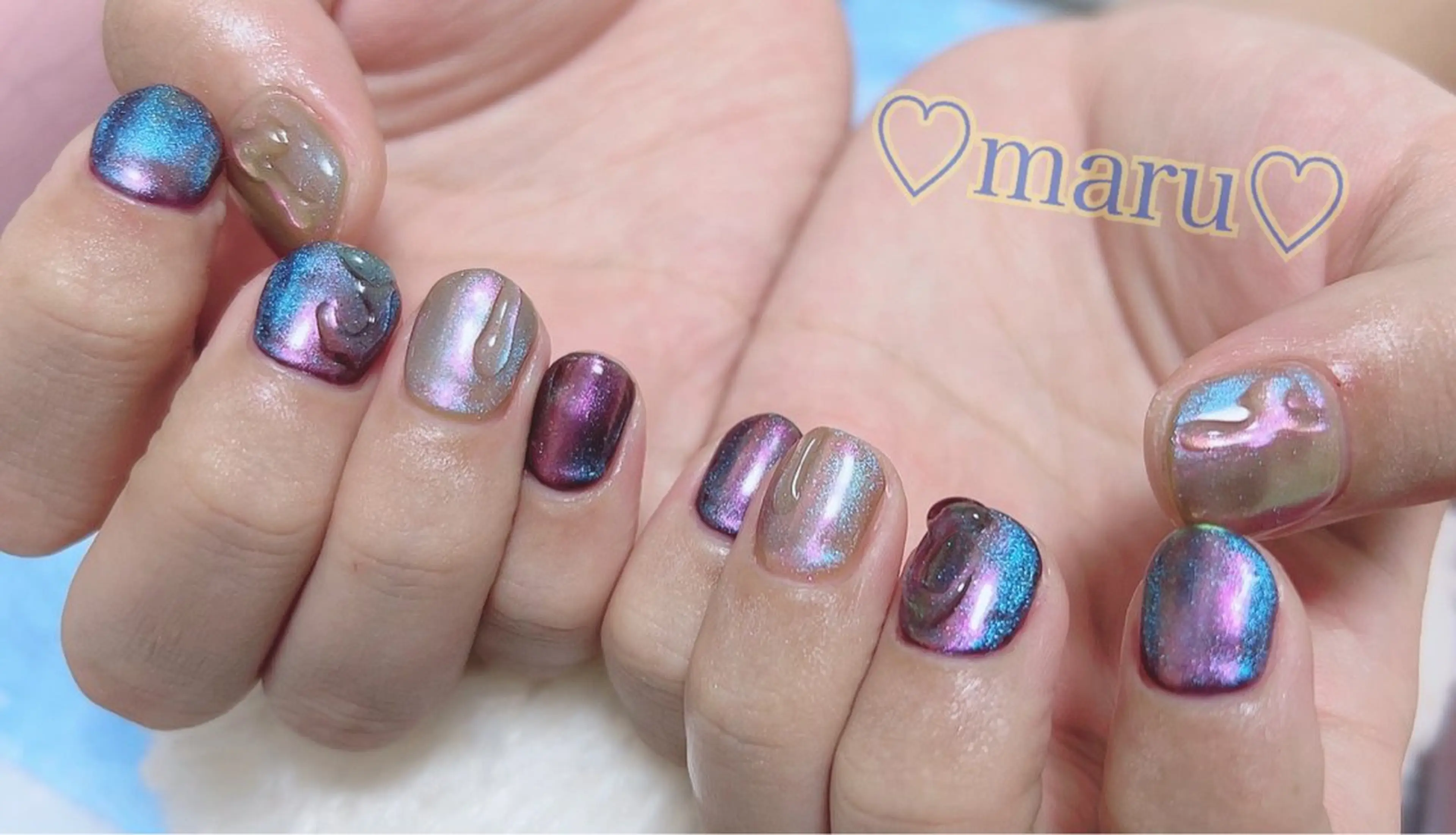 ネイル ハンドネイル フットネイル まるみ ♡のネイルデザイン