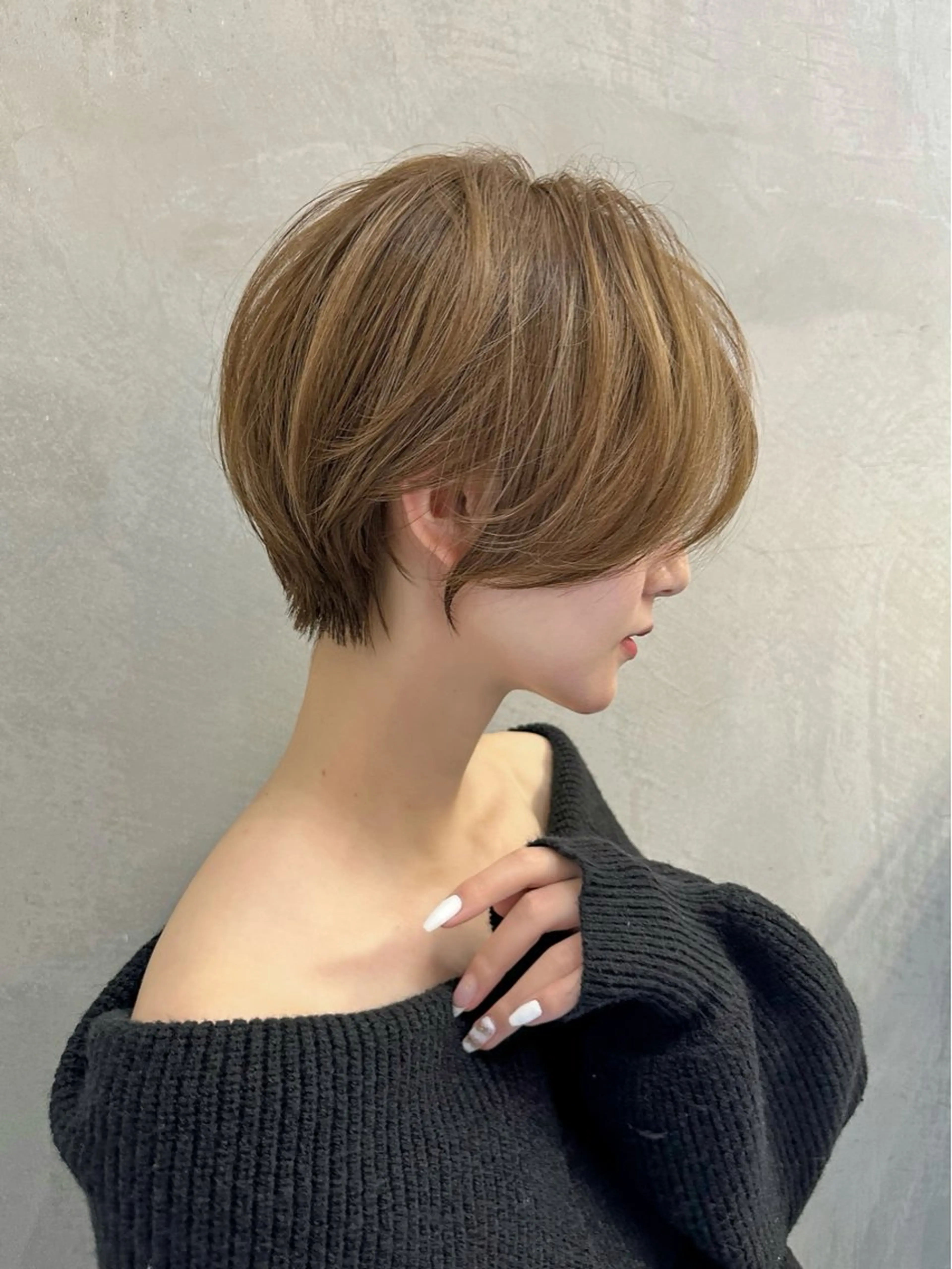 ショート ショートヘア 小顔カット カット ヘアカラー トリートメント ヘッドスパ taiga ショート /レイヤー/矯正🌈のヘアスタイル