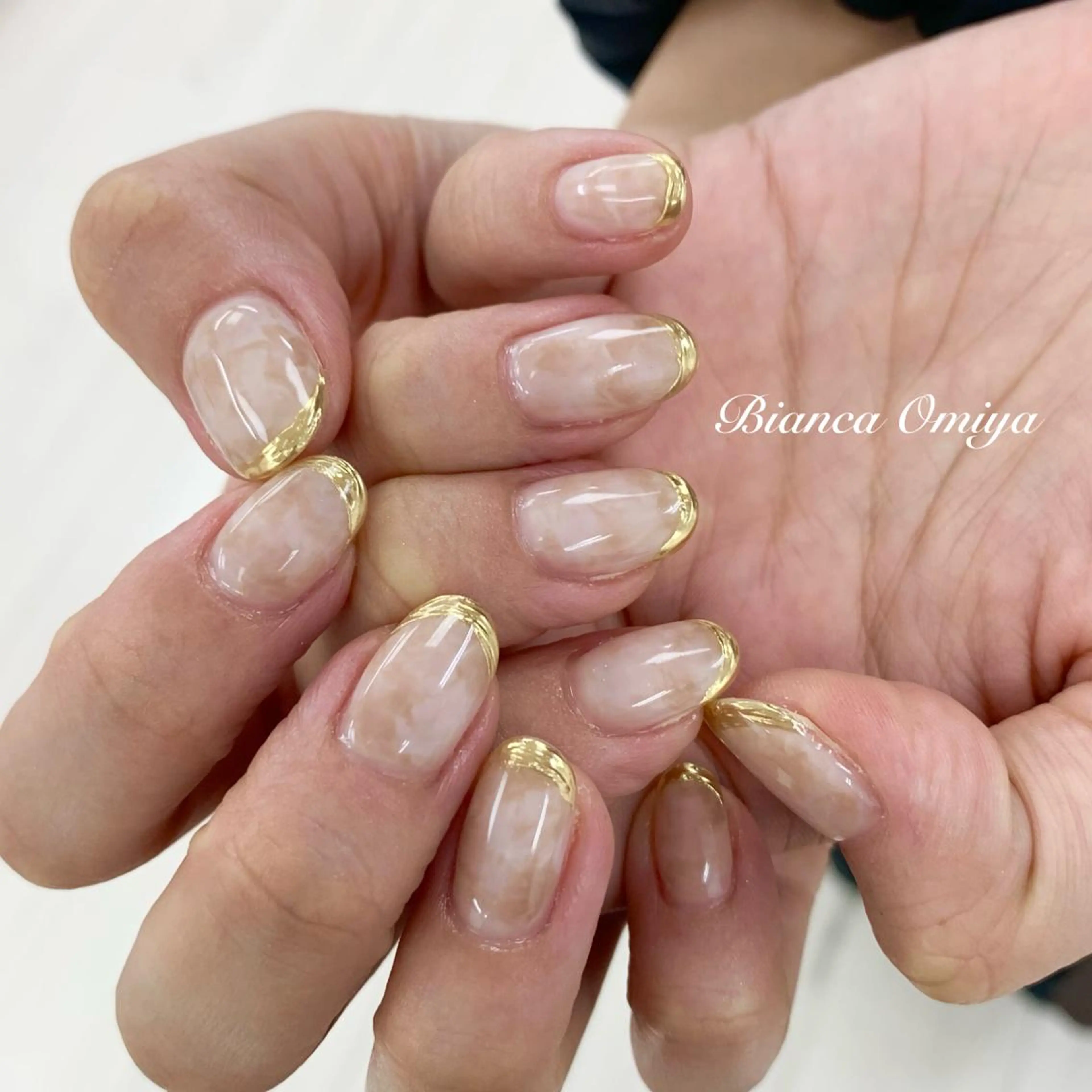 ネイル ハンドネイル ビアンカ大宮ネイル 店長 モリサワのネイルデザイン