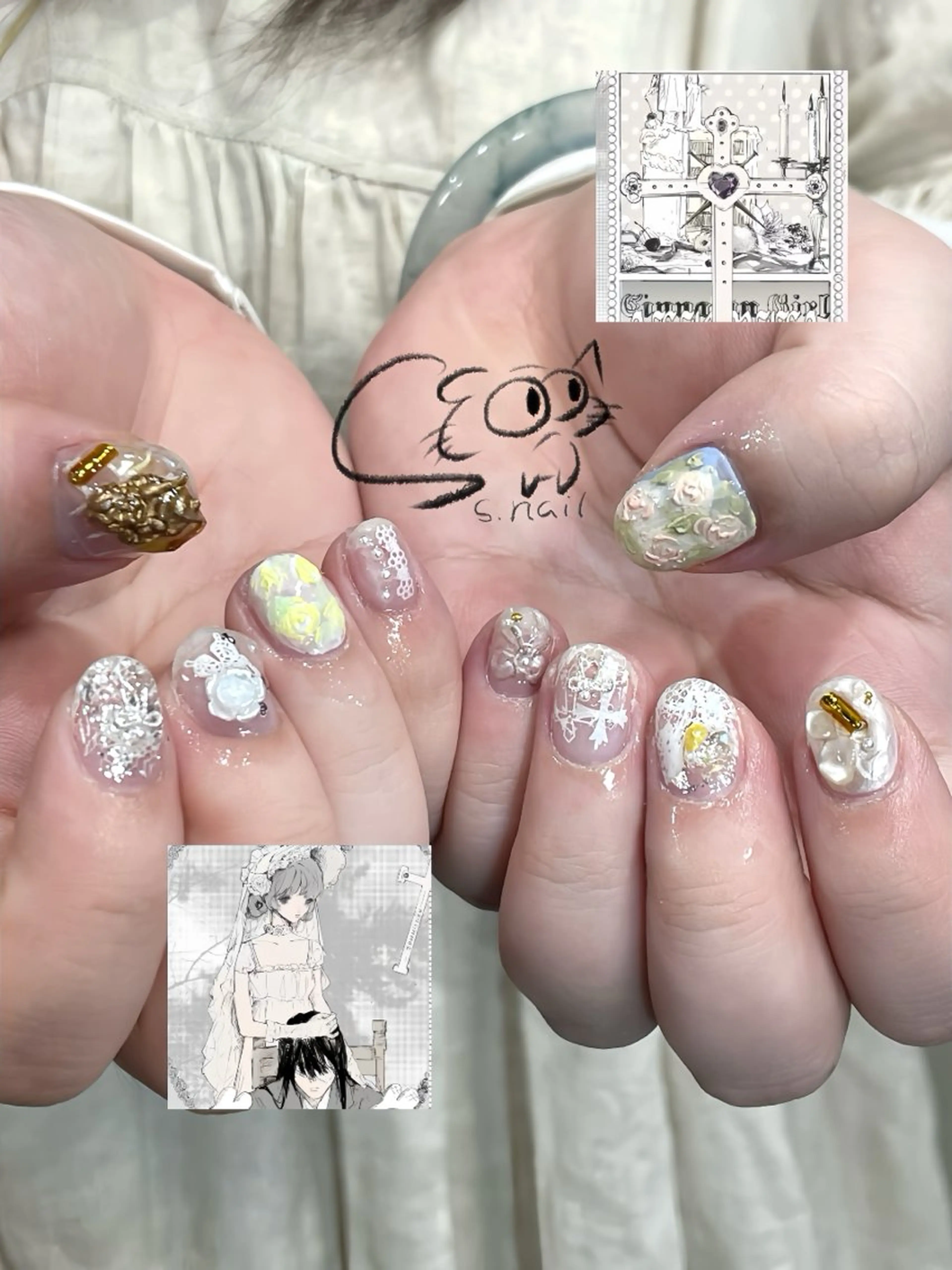 ネイル アートネイル チークネイル フレンチネイル グラデーション マグネットネイル ハンドネイル S.nail所属・S.nail _のネイルデザイン