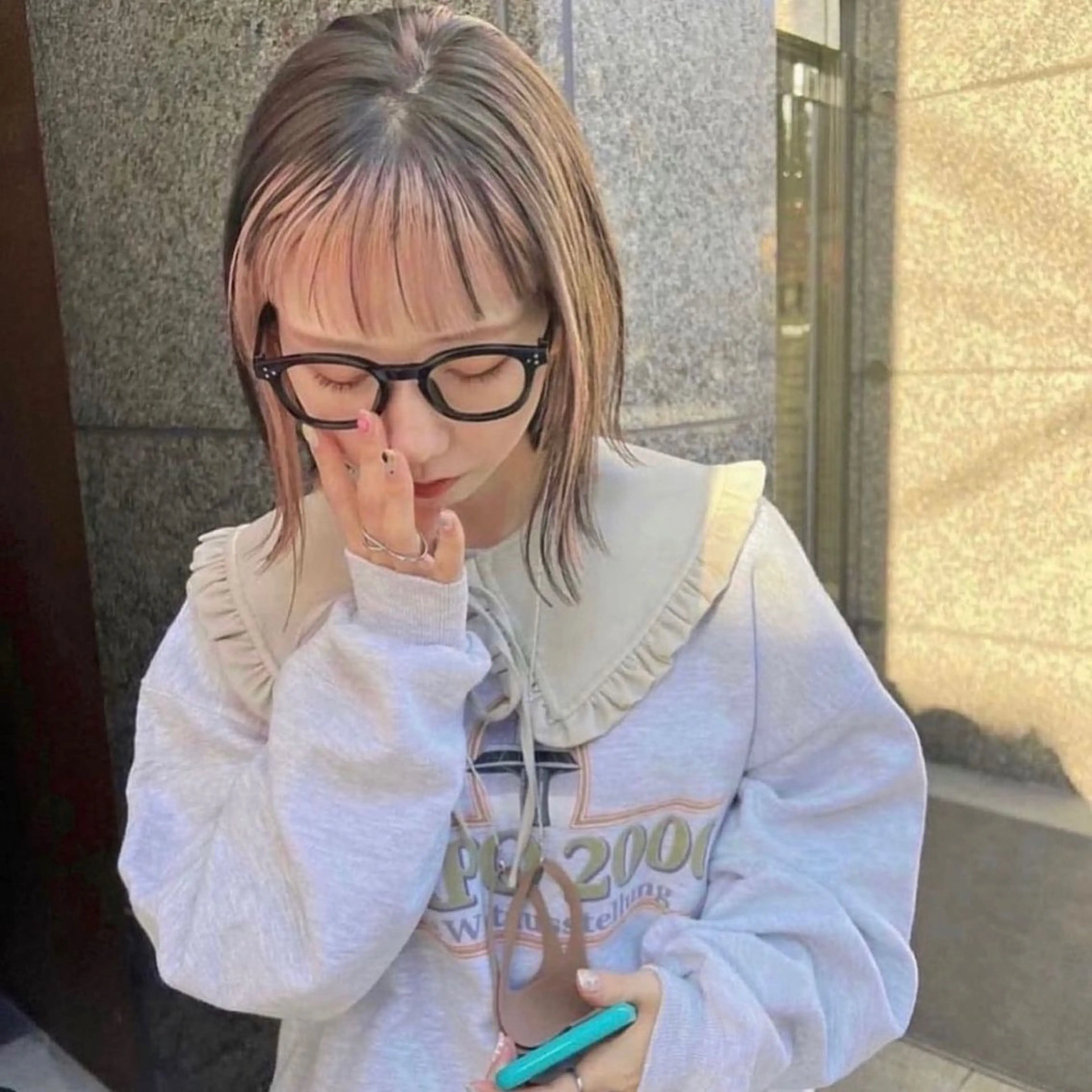 ミディアム カラー cope'u  emu所属・cope'u moneのヘアスタイル