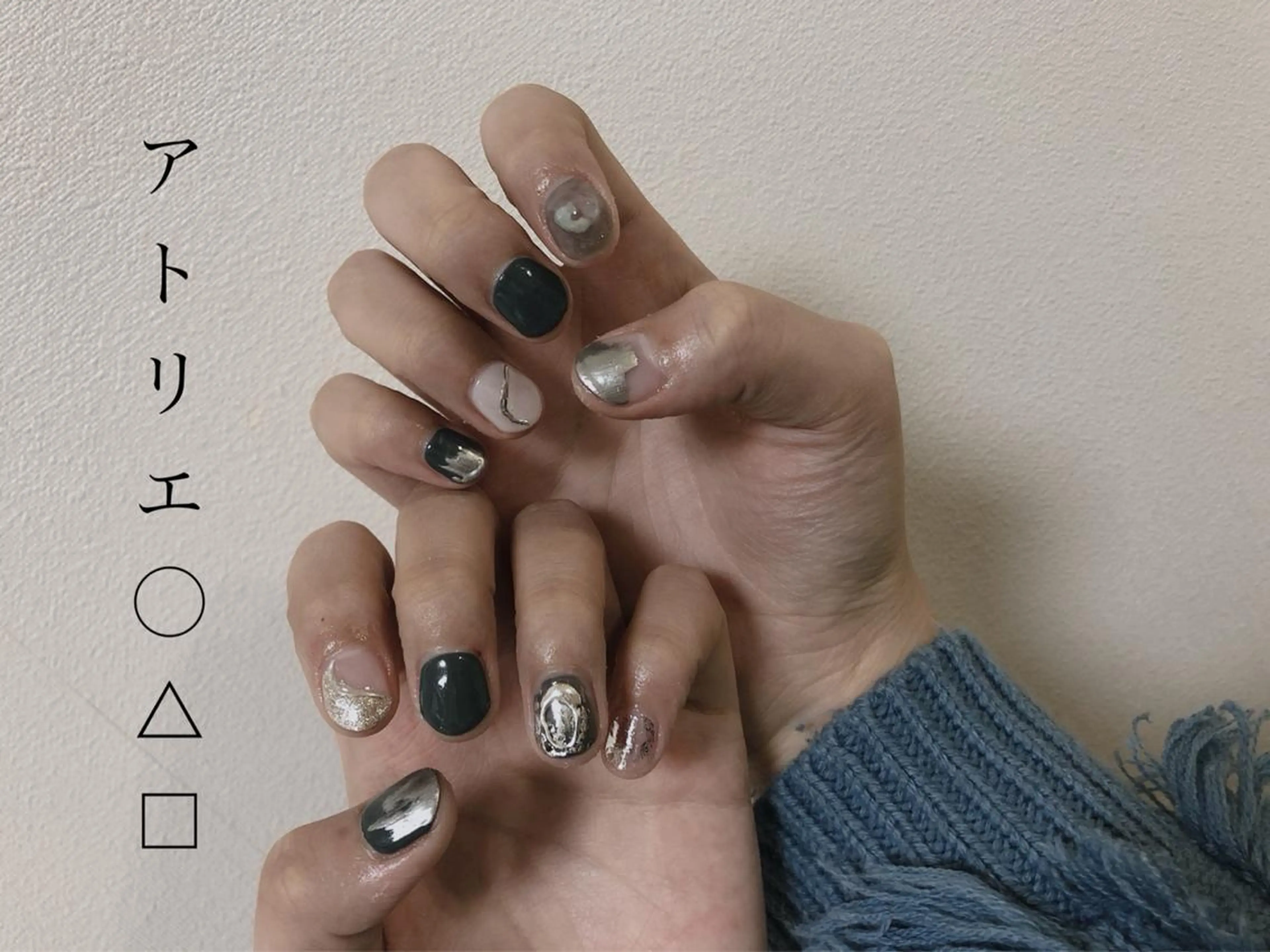 ネイル ハンドネイル アトリエ ○△□のネイルデザイン