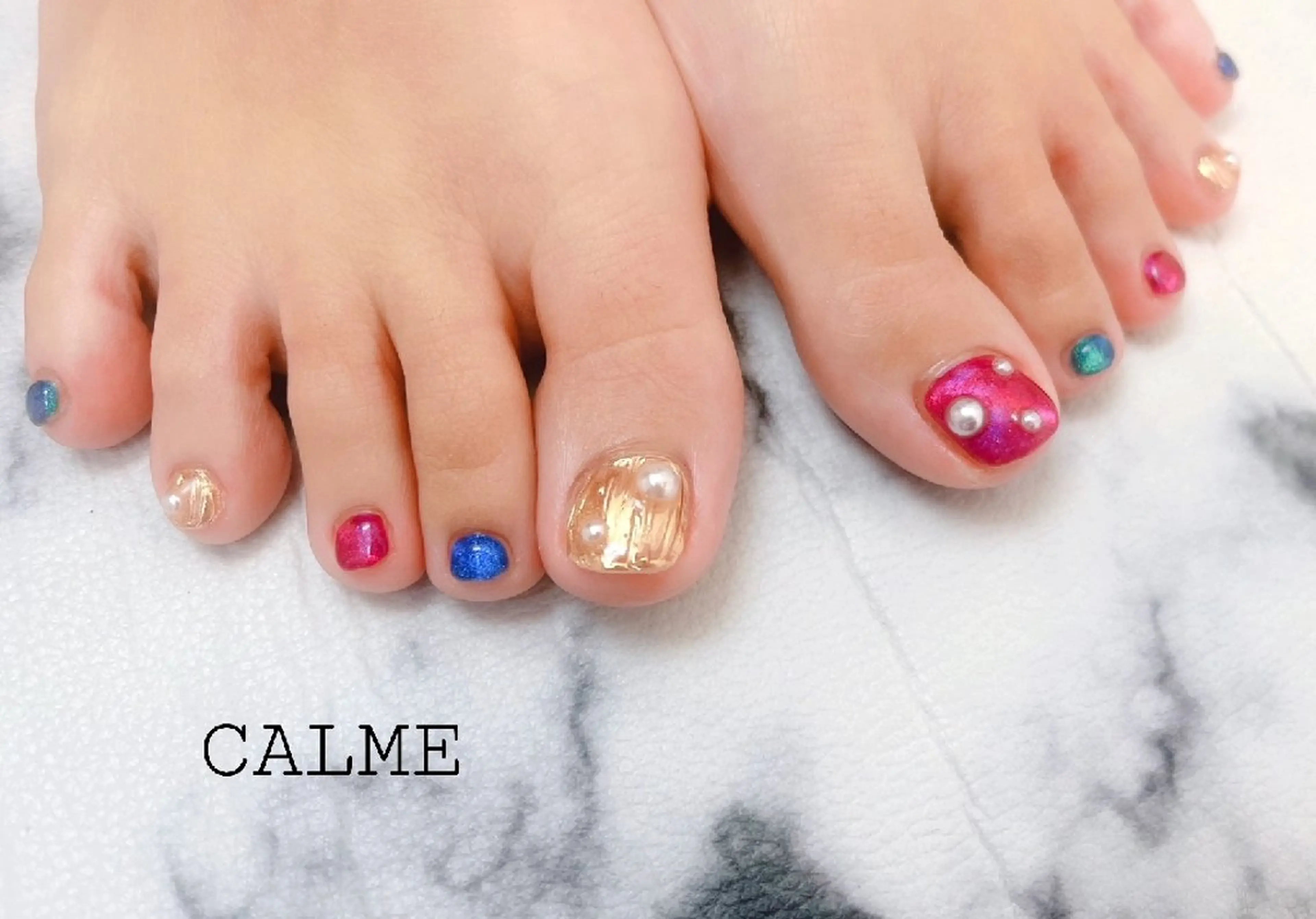 ネイル フットネイル CALME ♡のネイルデザイン