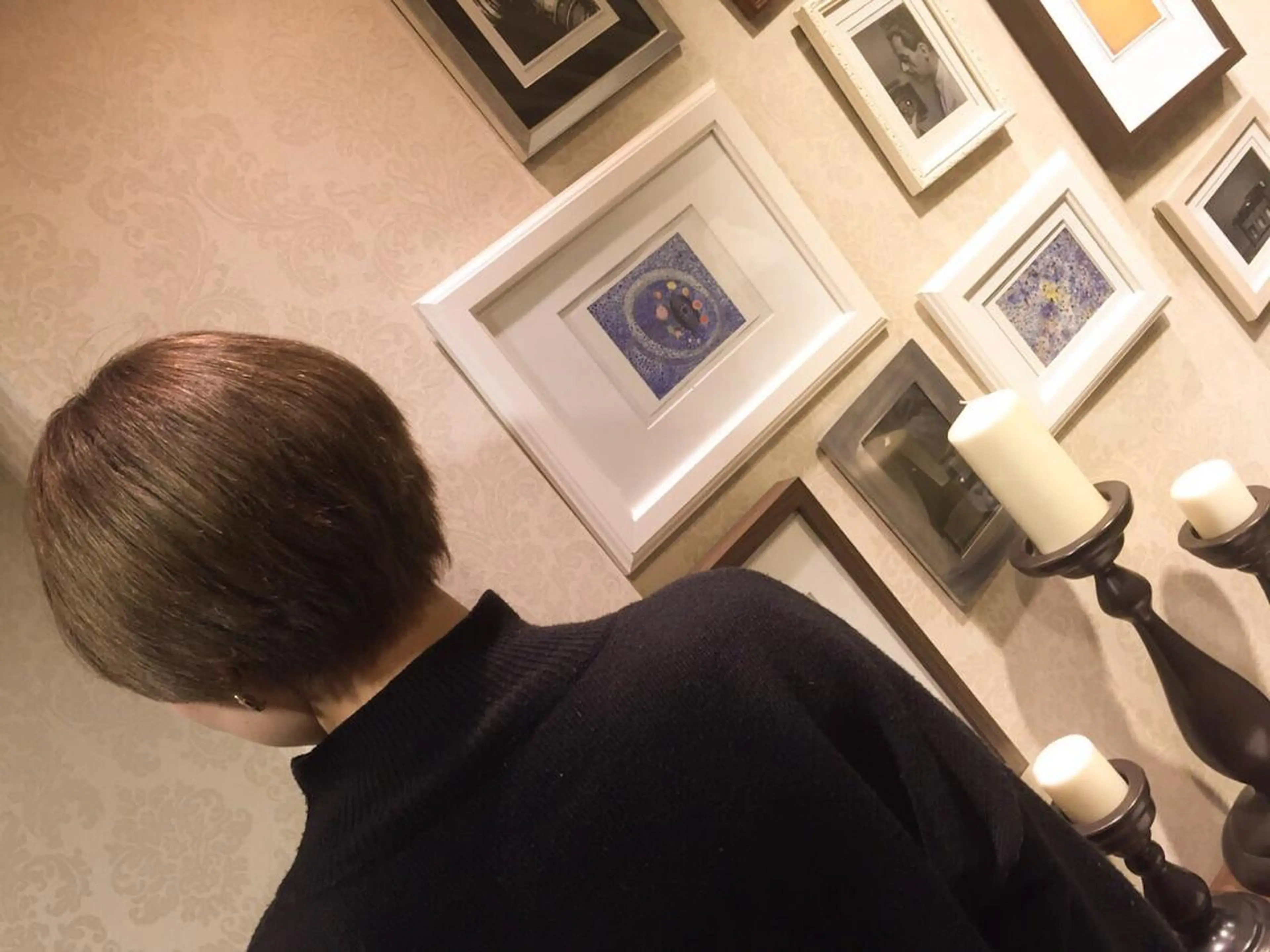 ショート カラー いしだ みさきのヘアスタイル