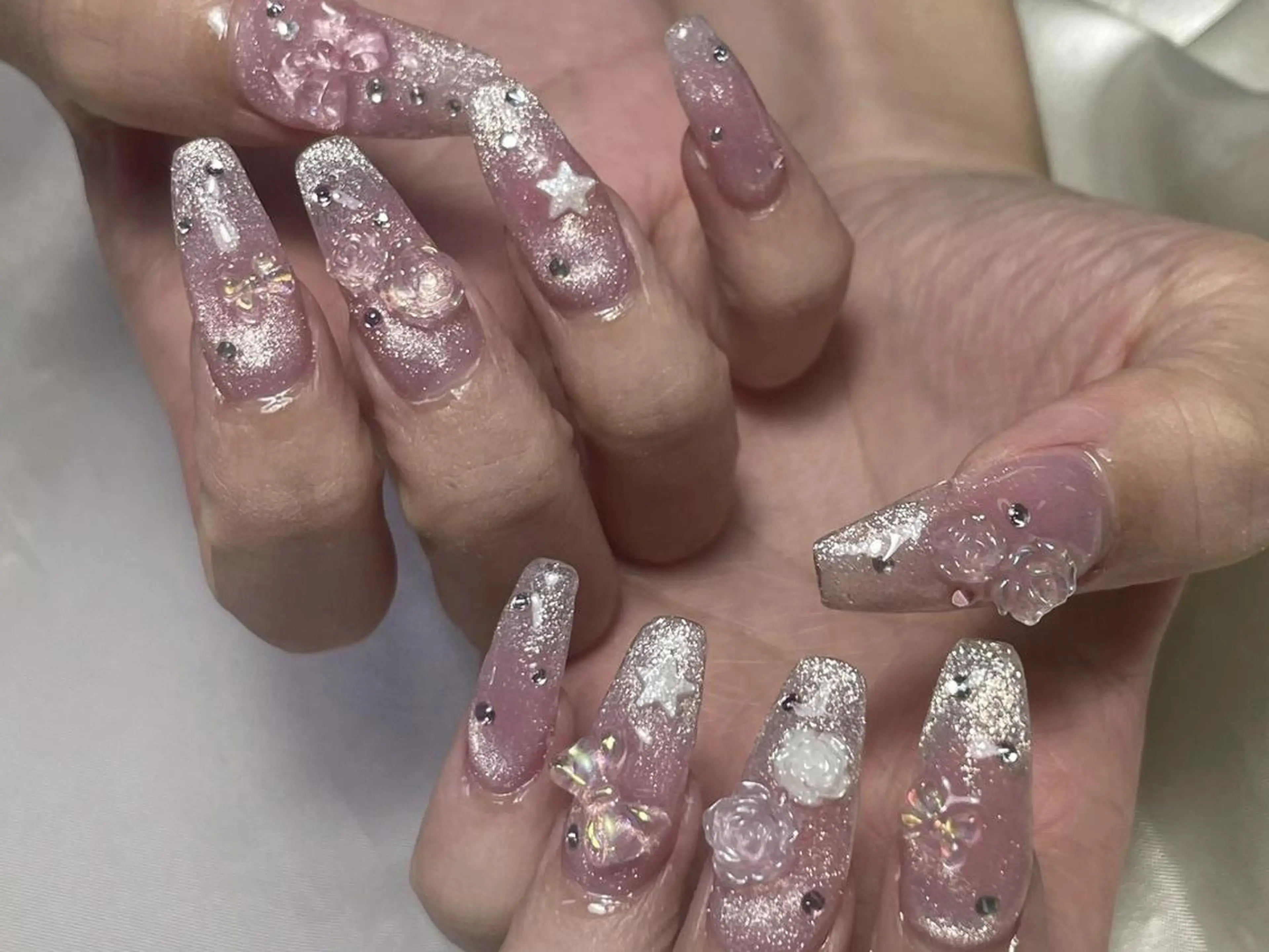 限定特別価格🉐【オフ込み】長さ出し10本+持ち込みデザイン180分以内の写真