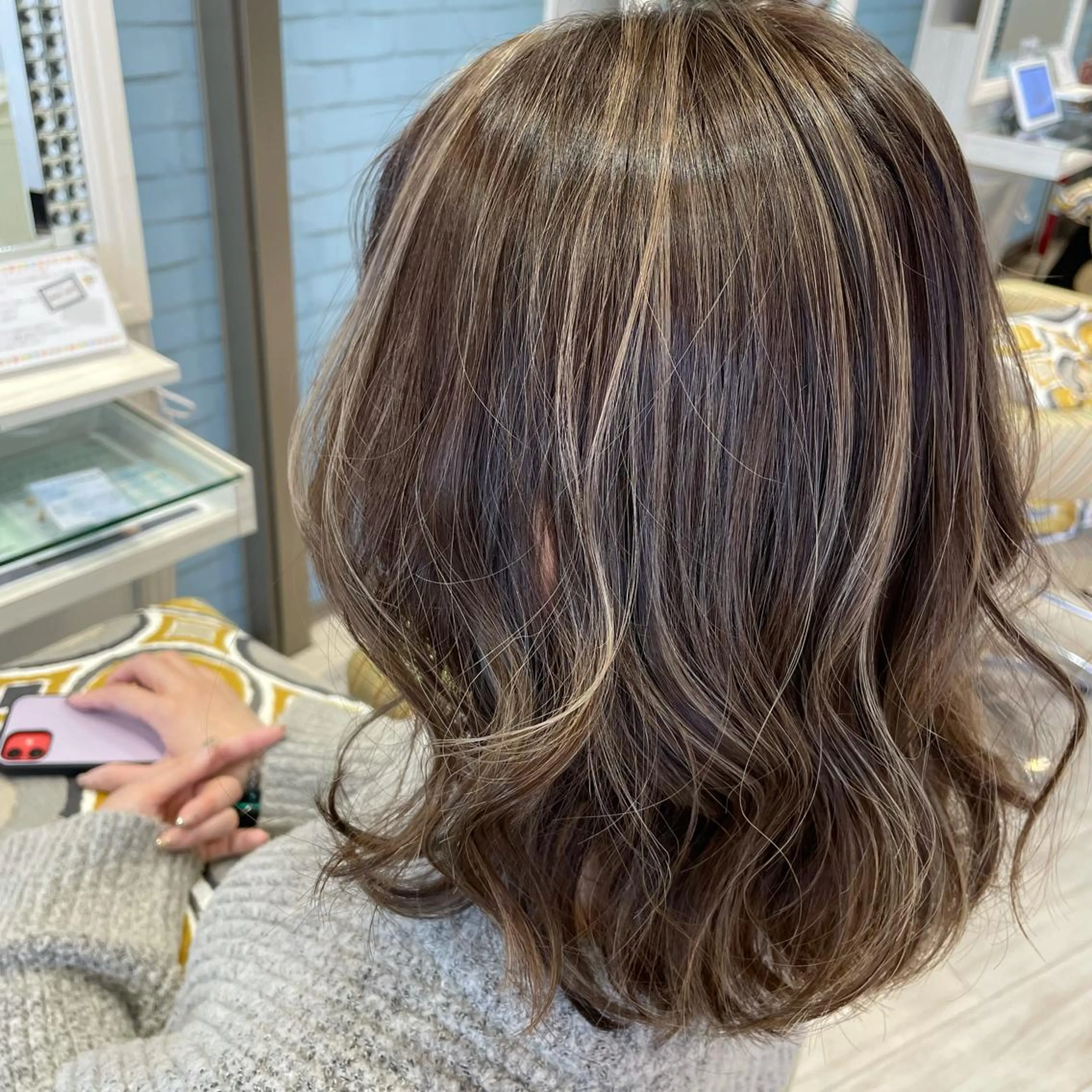 ミディアム カット ヘアカラー MAI /BUCKS/天王寺のヘアスタイル