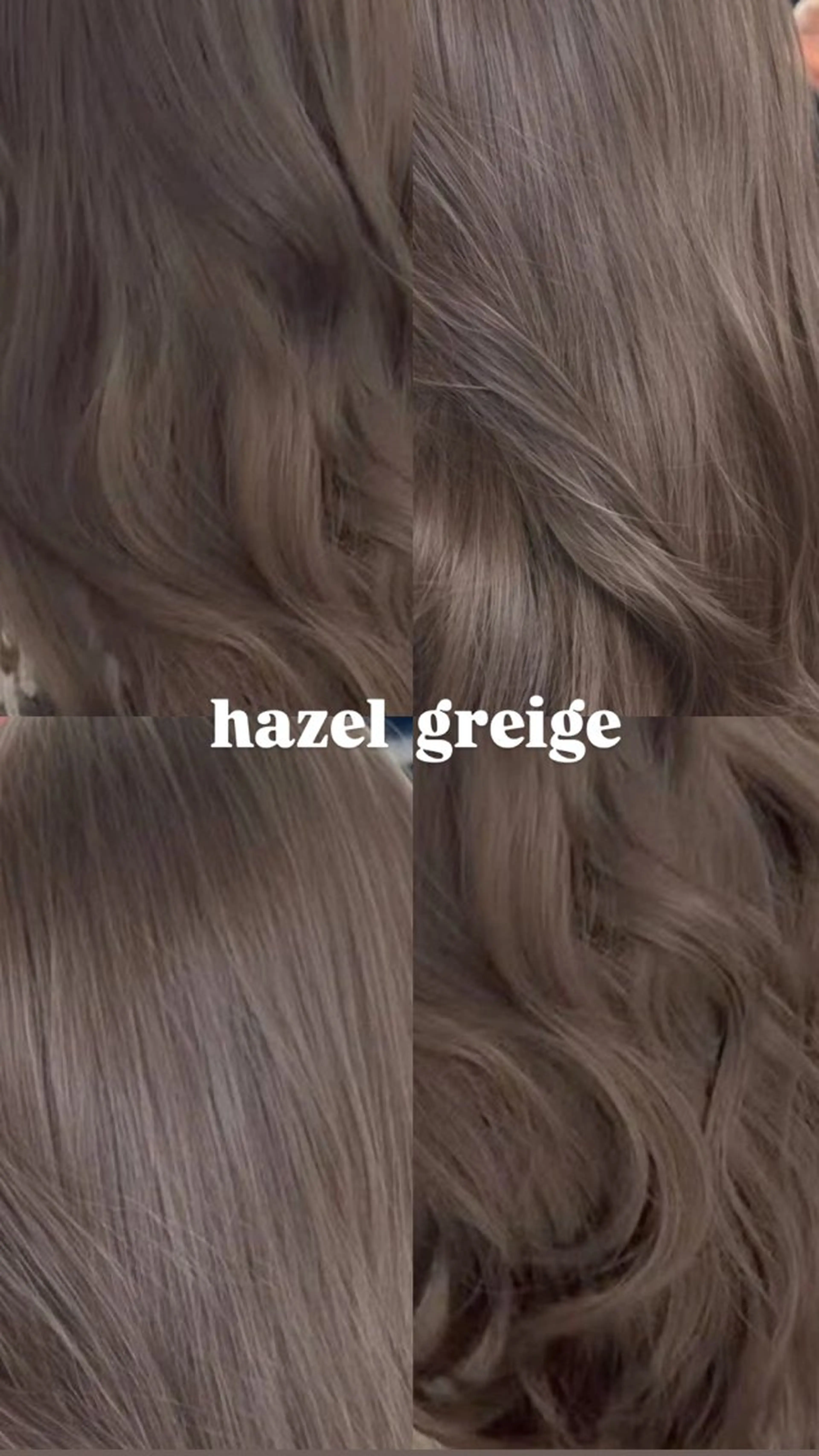 カラー 透明感カラー グレージュ ヘーゼル atelier doux dimanche（アトリエ・ドゥー・ディマンシュ）所属・Fukamiレイヤー 透明感カラーのヘアスタイル