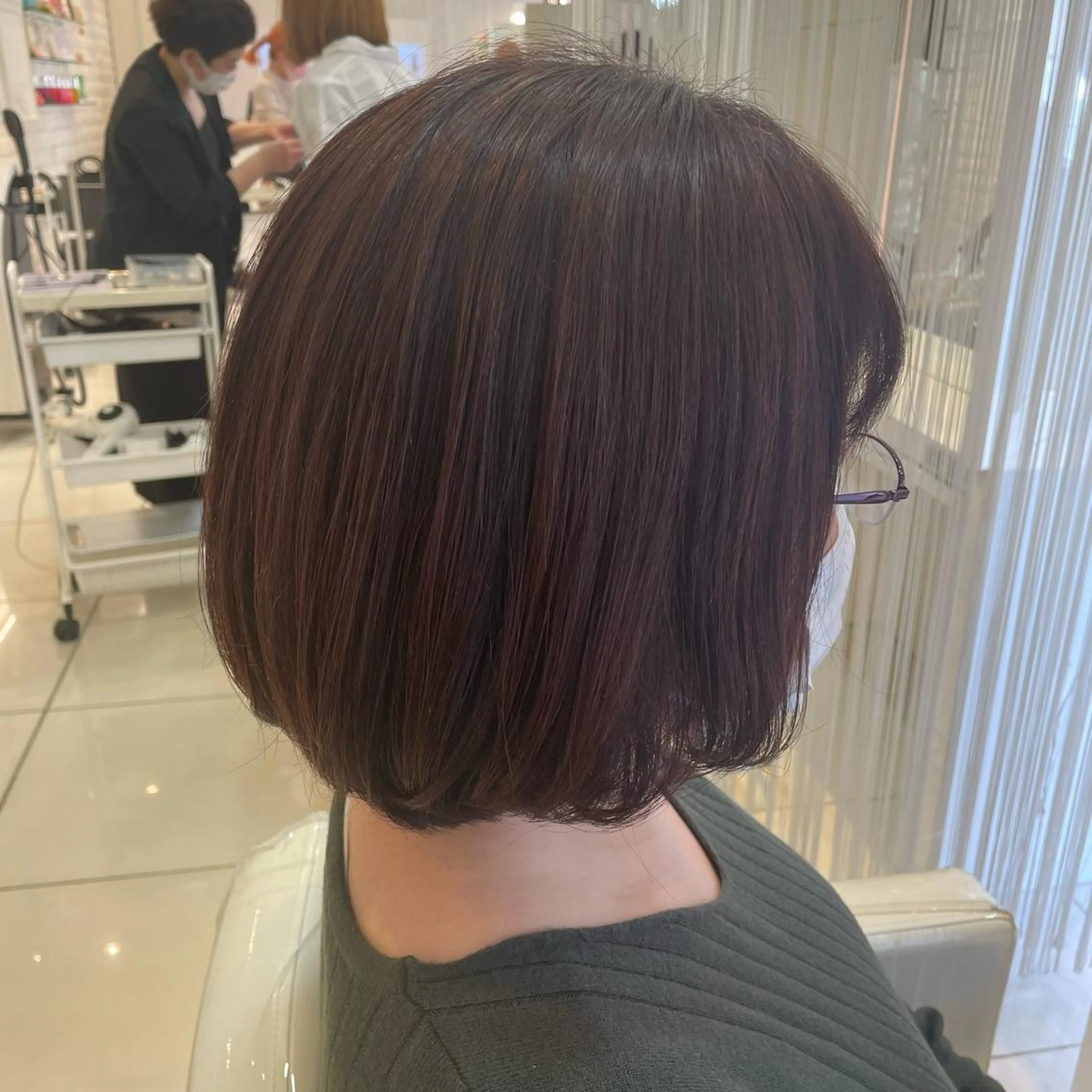 ショート カラー デザインカラー BiBi  藪 菜月のヘアスタイル