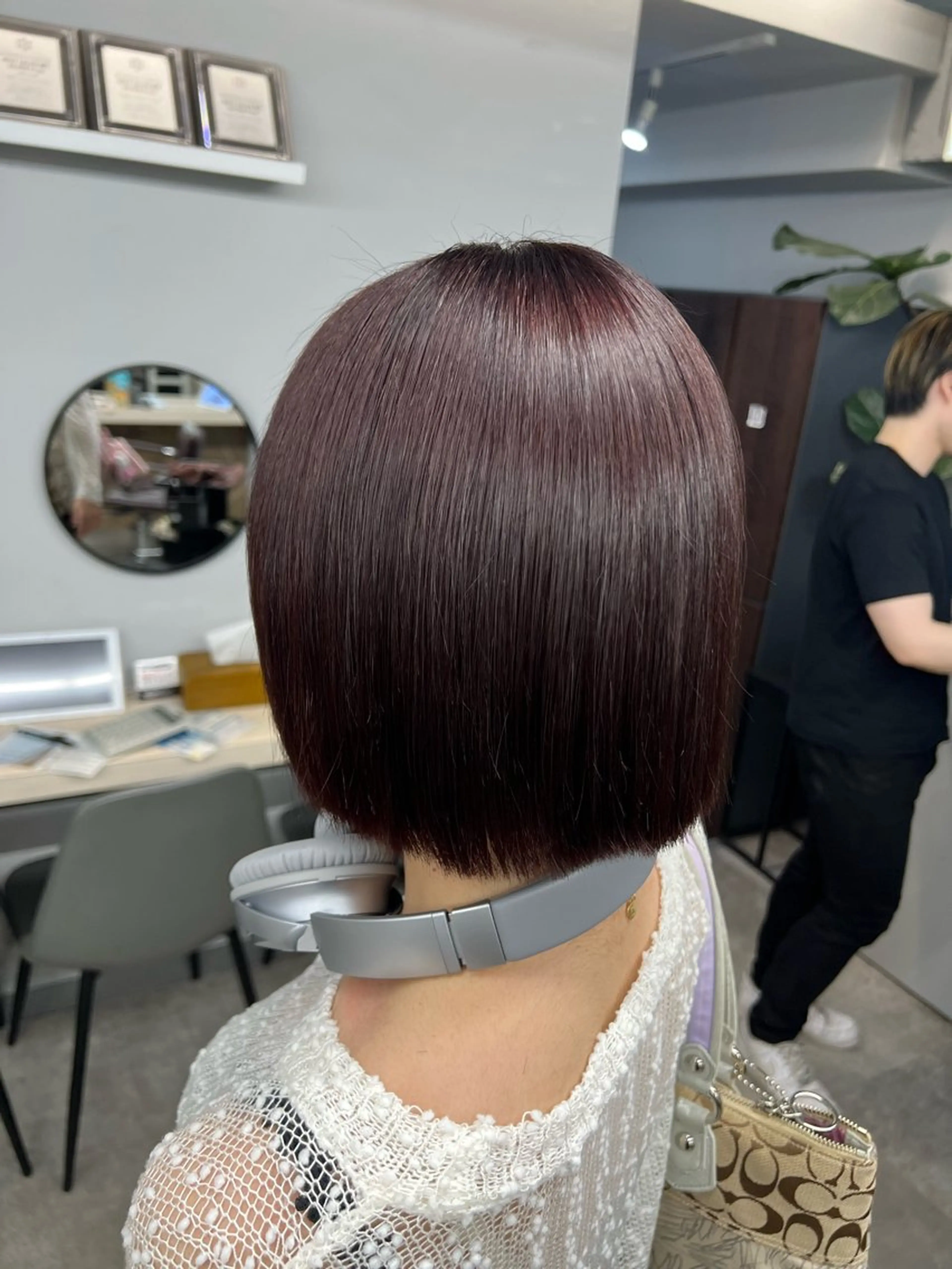 ショート カラー レッドカラー レイヤー/韓国/艶髪 /タカマサのヘアスタイル