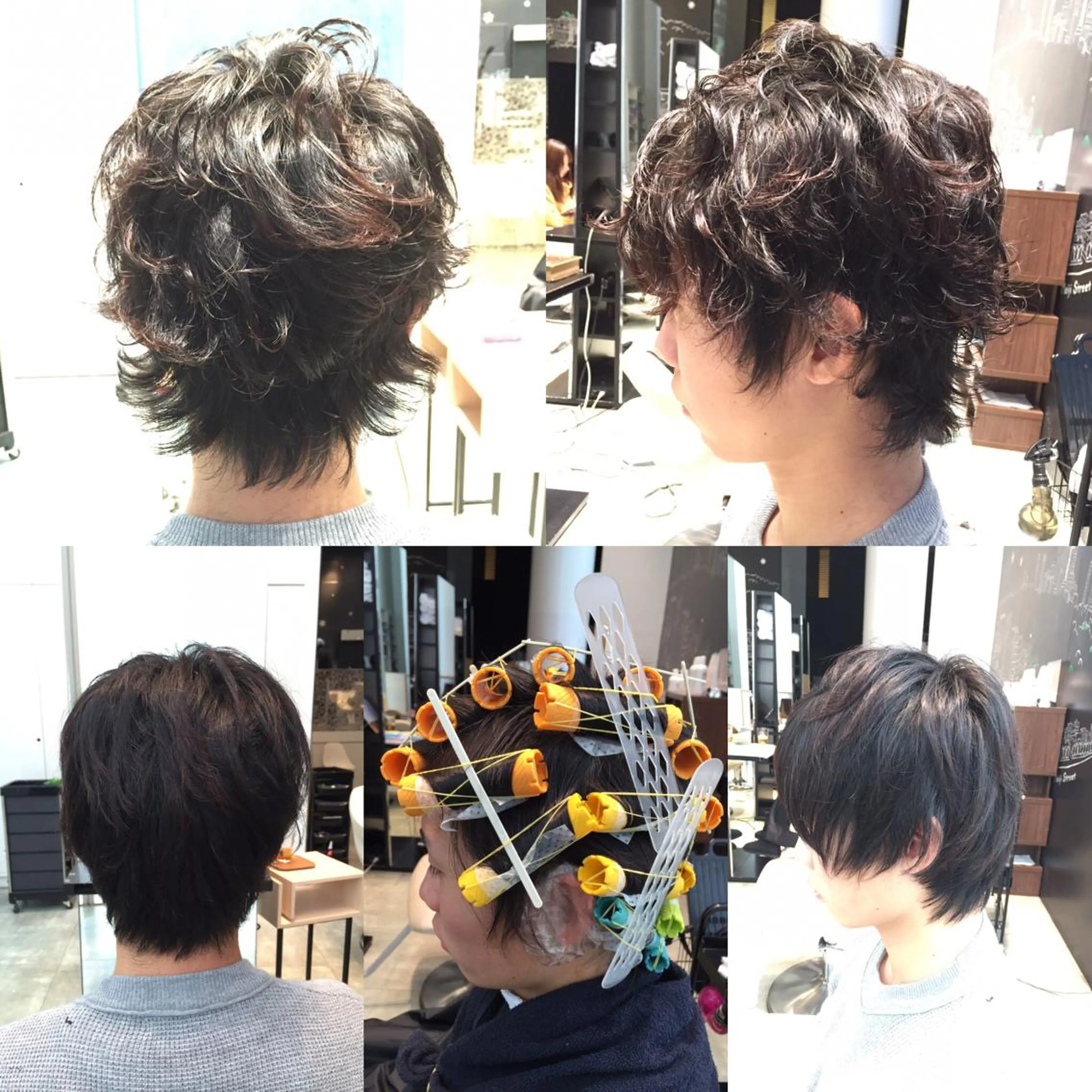 ショート メンズ メンズパーマ Re:ta KANZOのヘアスタイル