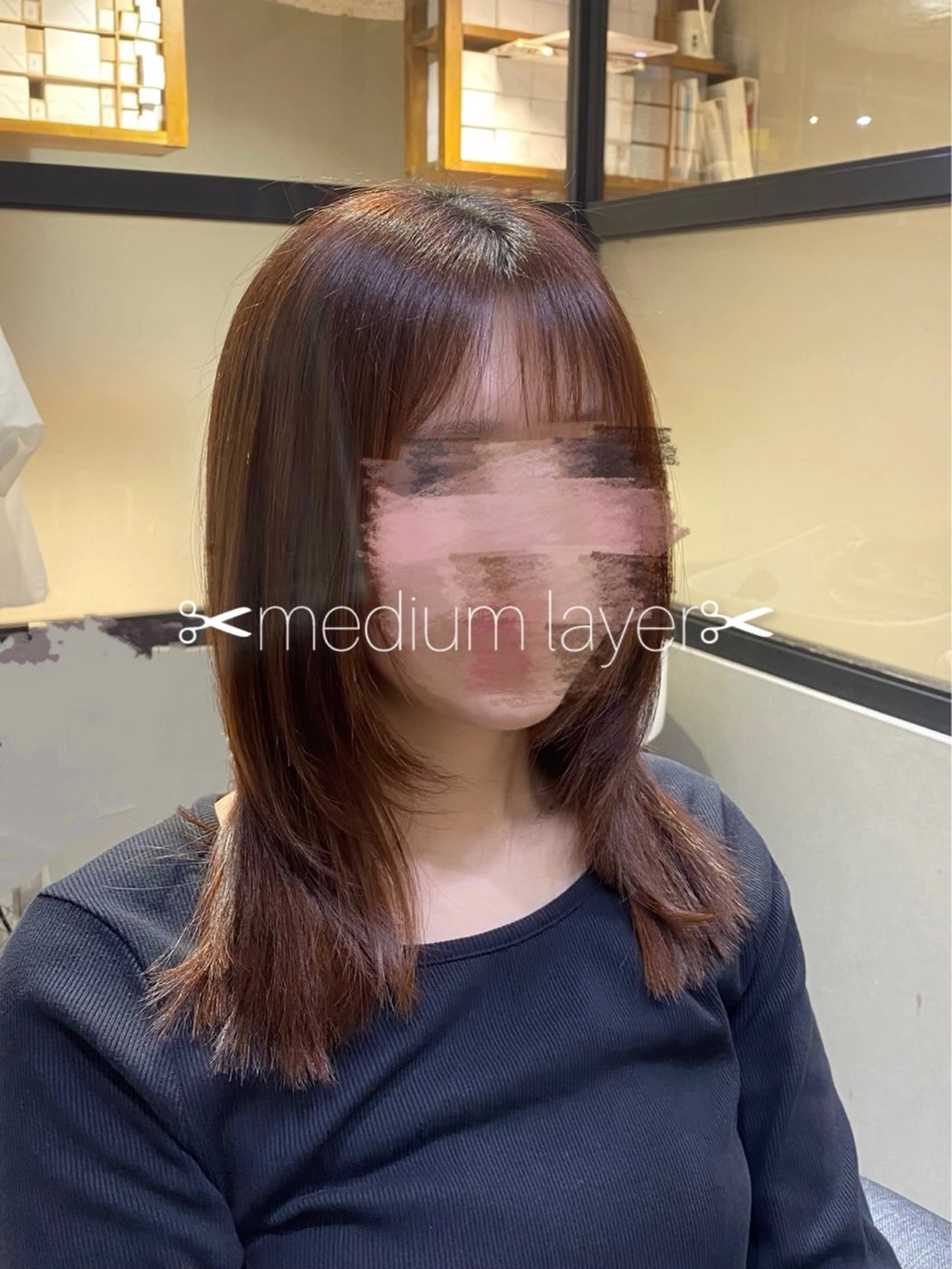 ミディアム 🫧髪質改善 🌼きさき🌼のヘアスタイル