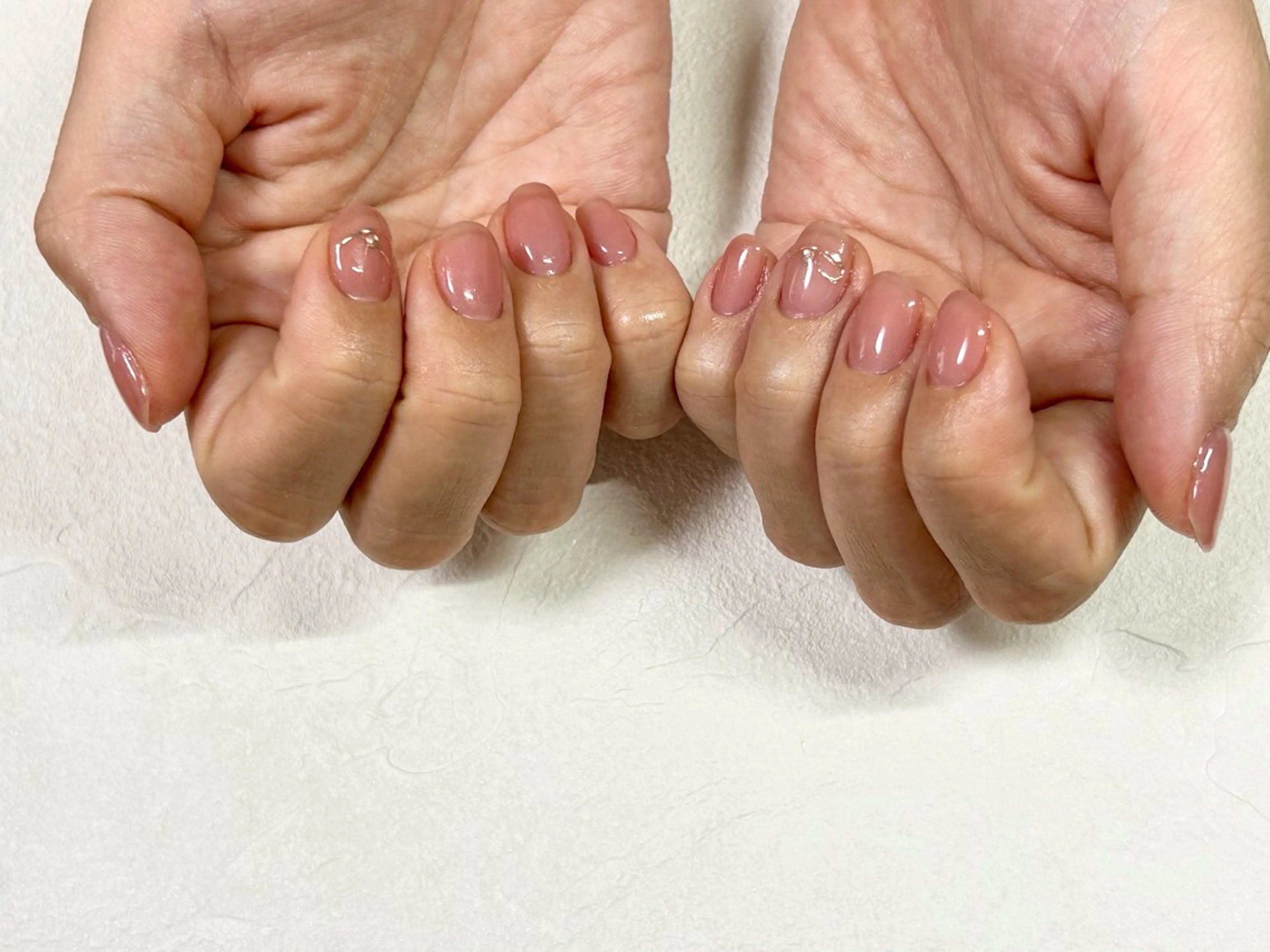 ネイル オーロラネイル フットネイル フレンチネイル ジェルネイル 韓国ネイル ハンドネイル kiki nail 二子玉川のネイルデザイン