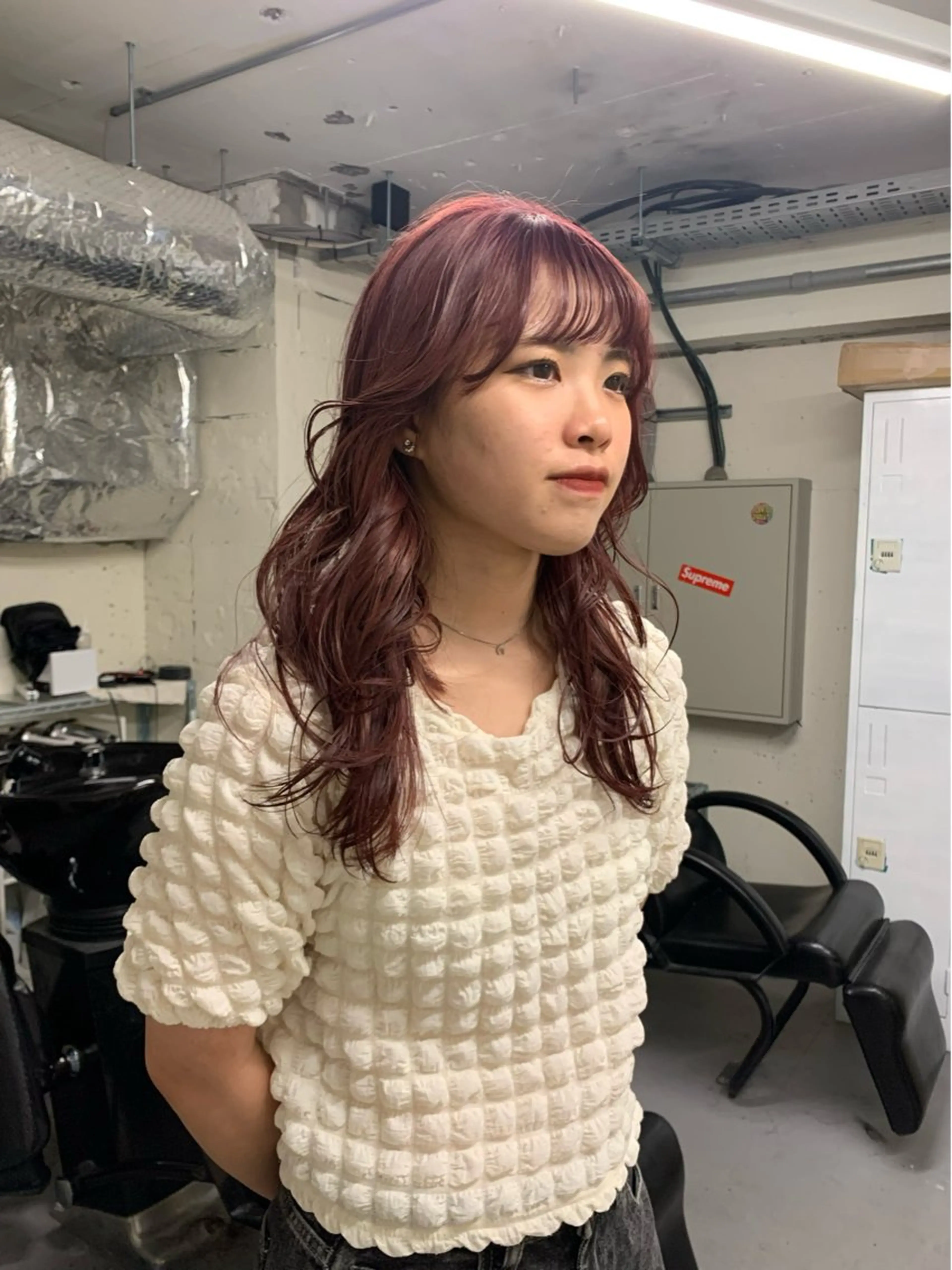 ロング カラー ハッシュカット/ MAYAのヘアスタイル