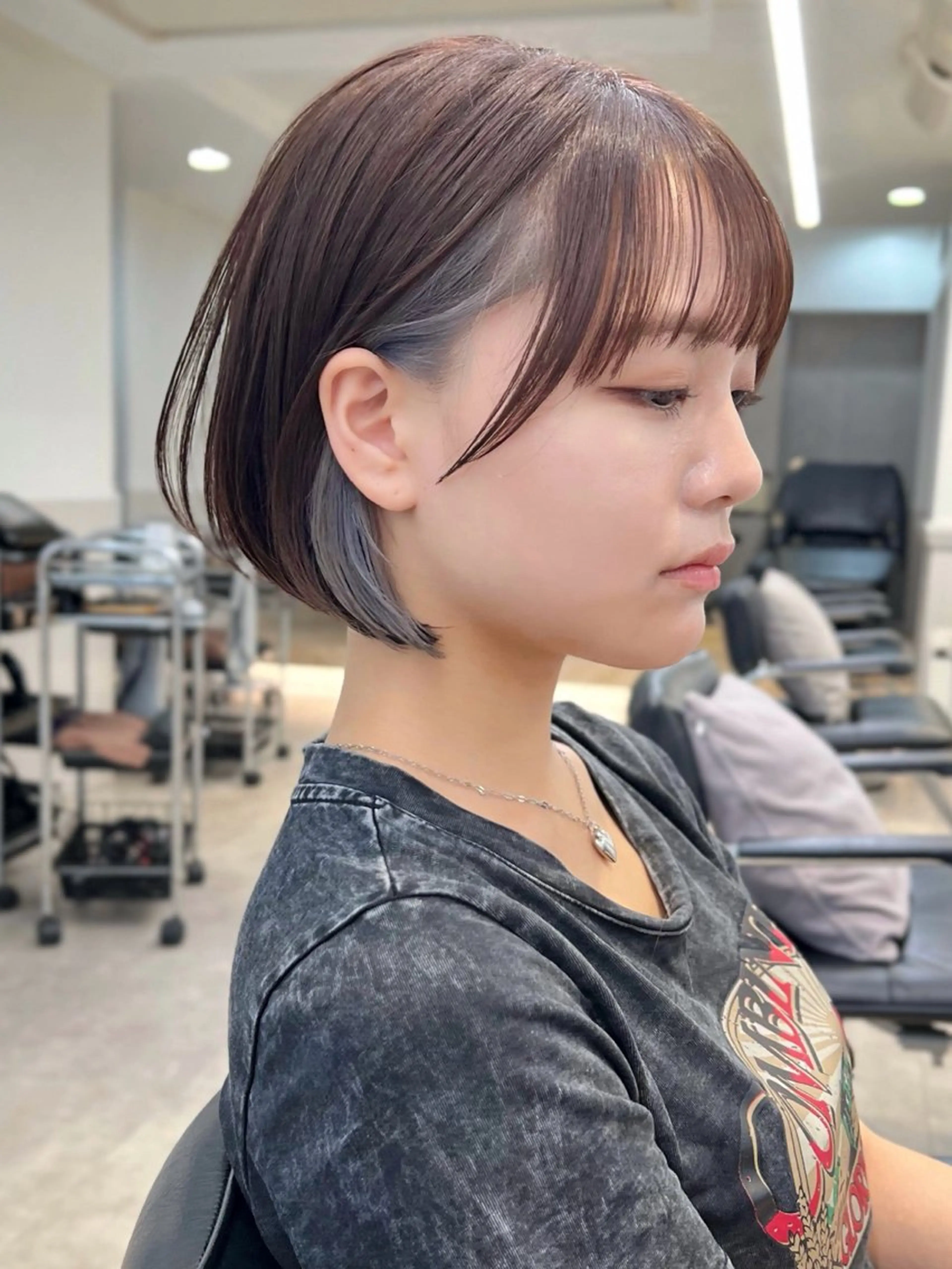 ショート カラー 夏山 秀憲のヘアスタイル