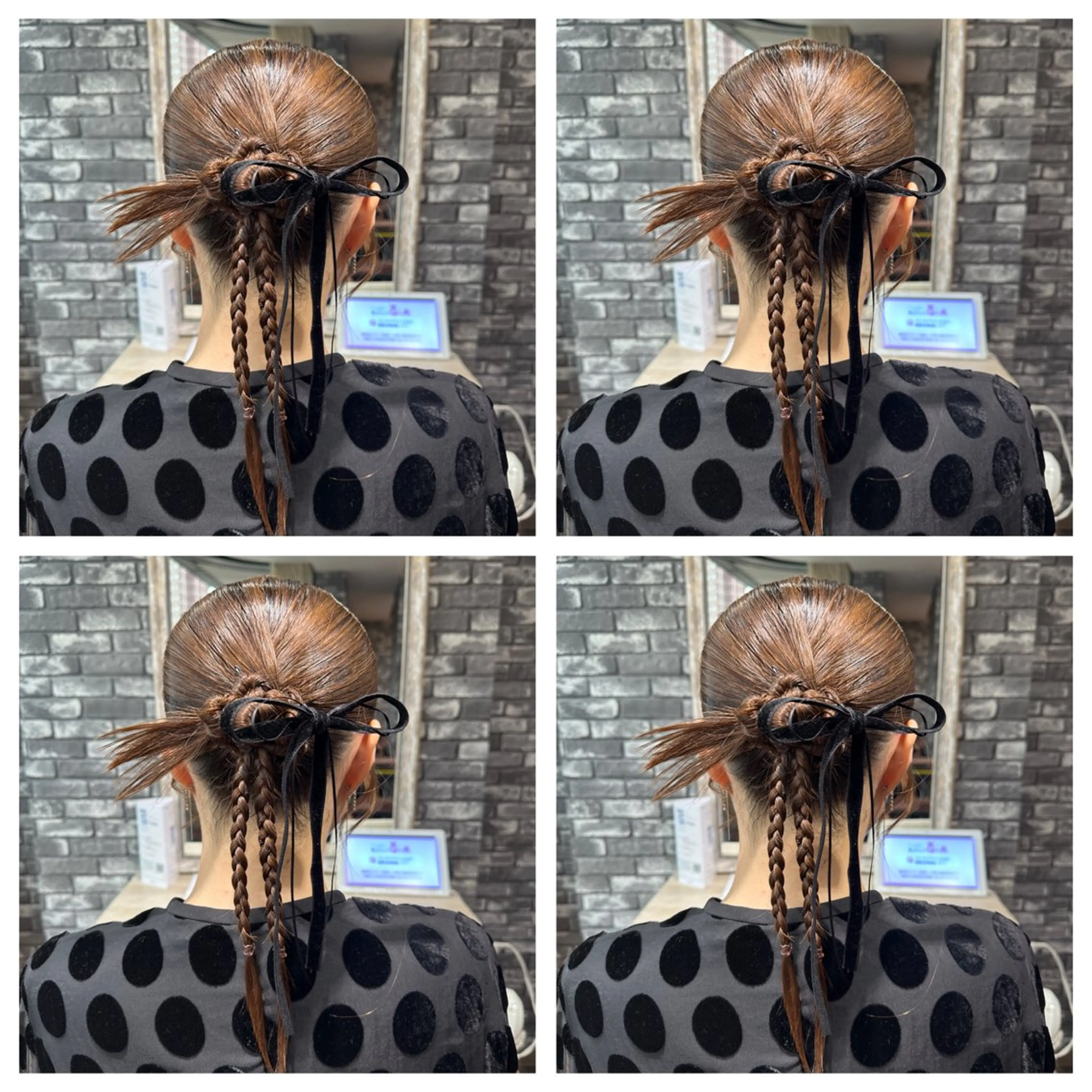 セミロング ヘアアレンジ 🎀推し活ヘアー🎀 Yuuna🐰💖のヘアスタイル