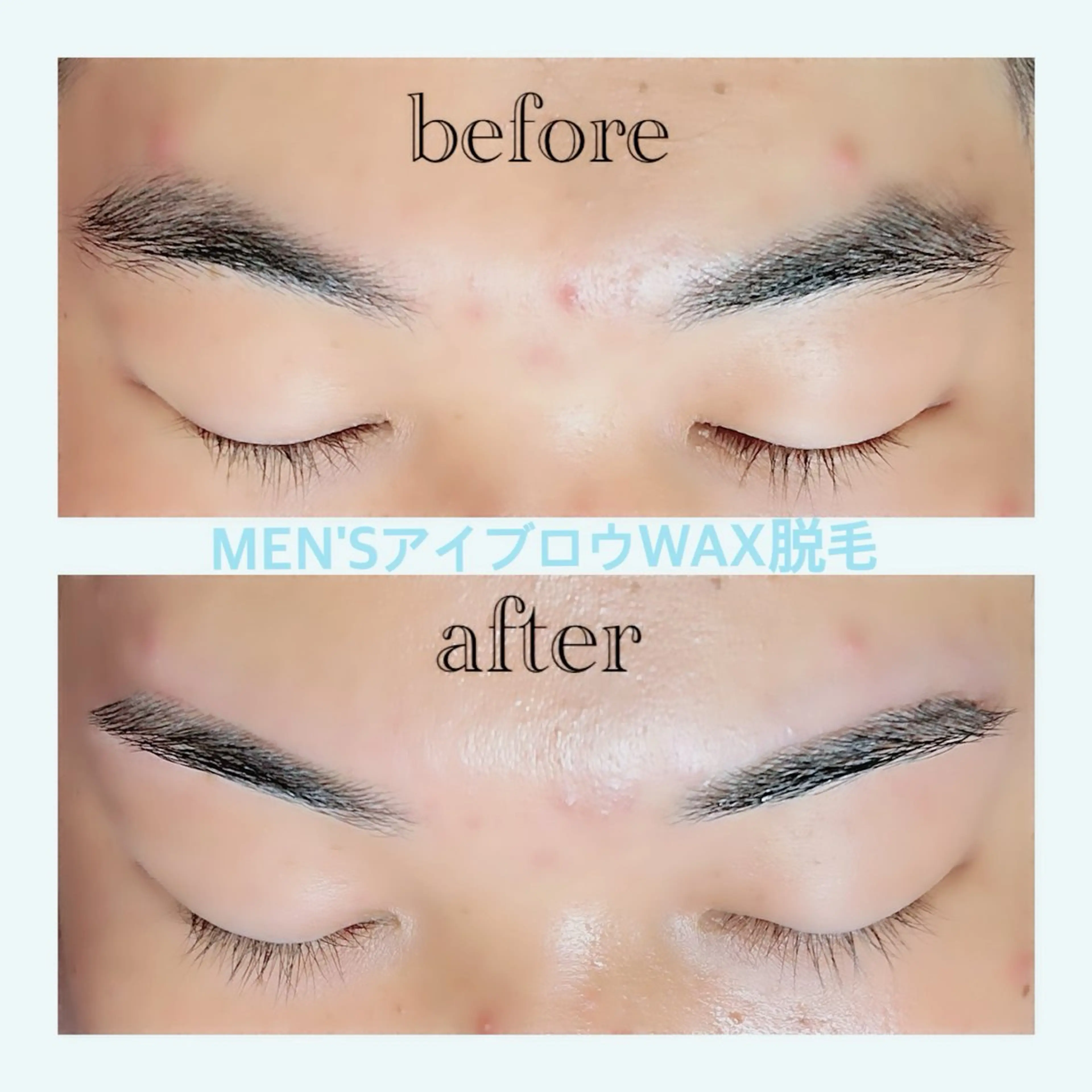 メンズ アイブロウ 眉毛ワックス脱毛 soposilma 🧸今季OPENのマツエク・マツパデザイン