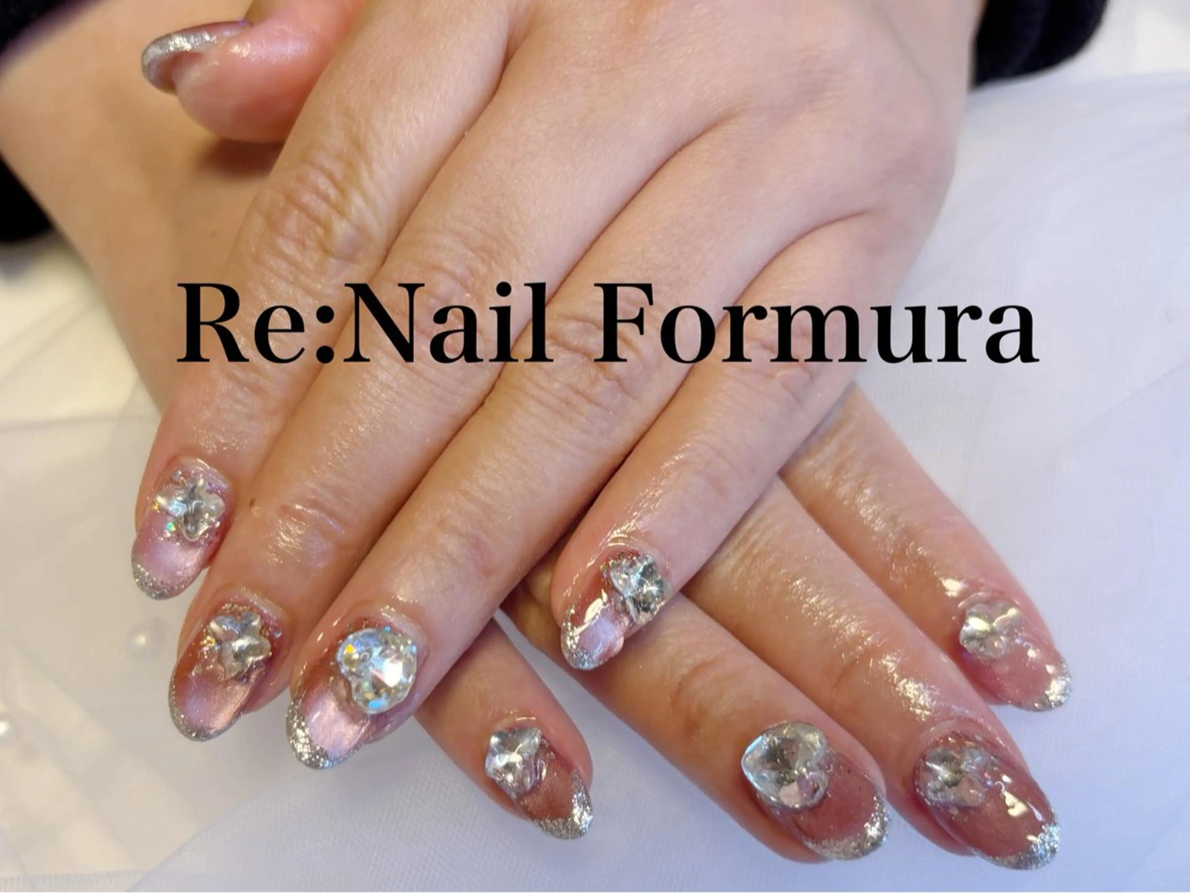 ミディアム ハンドネイル Re:Nail Formula所属・kido chieのネイルデザイン
