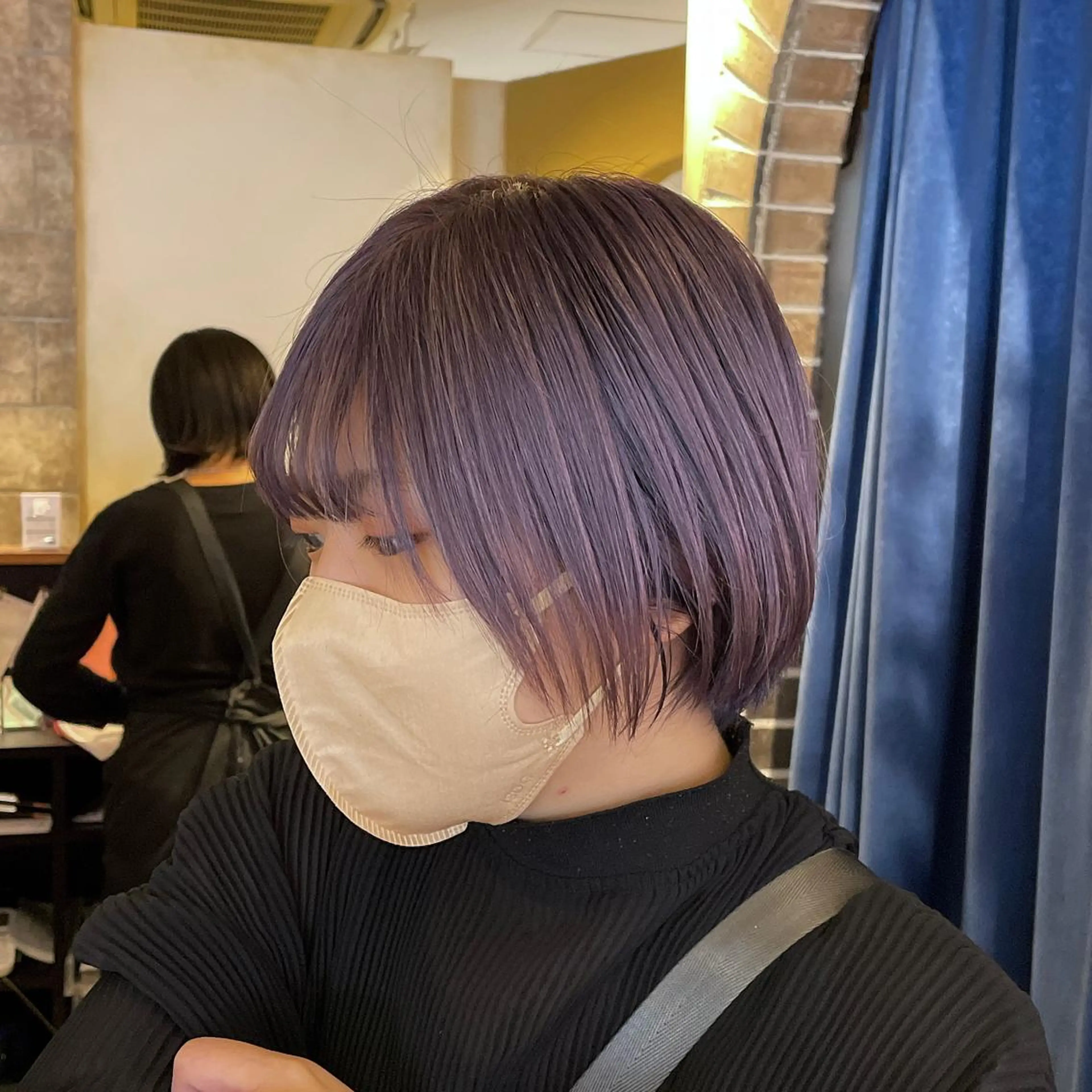 ショート カラー ヘアアレンジ カット ヘアカラー トリートメント maoブリーチ無し 似合わせカラーのヘアスタイル