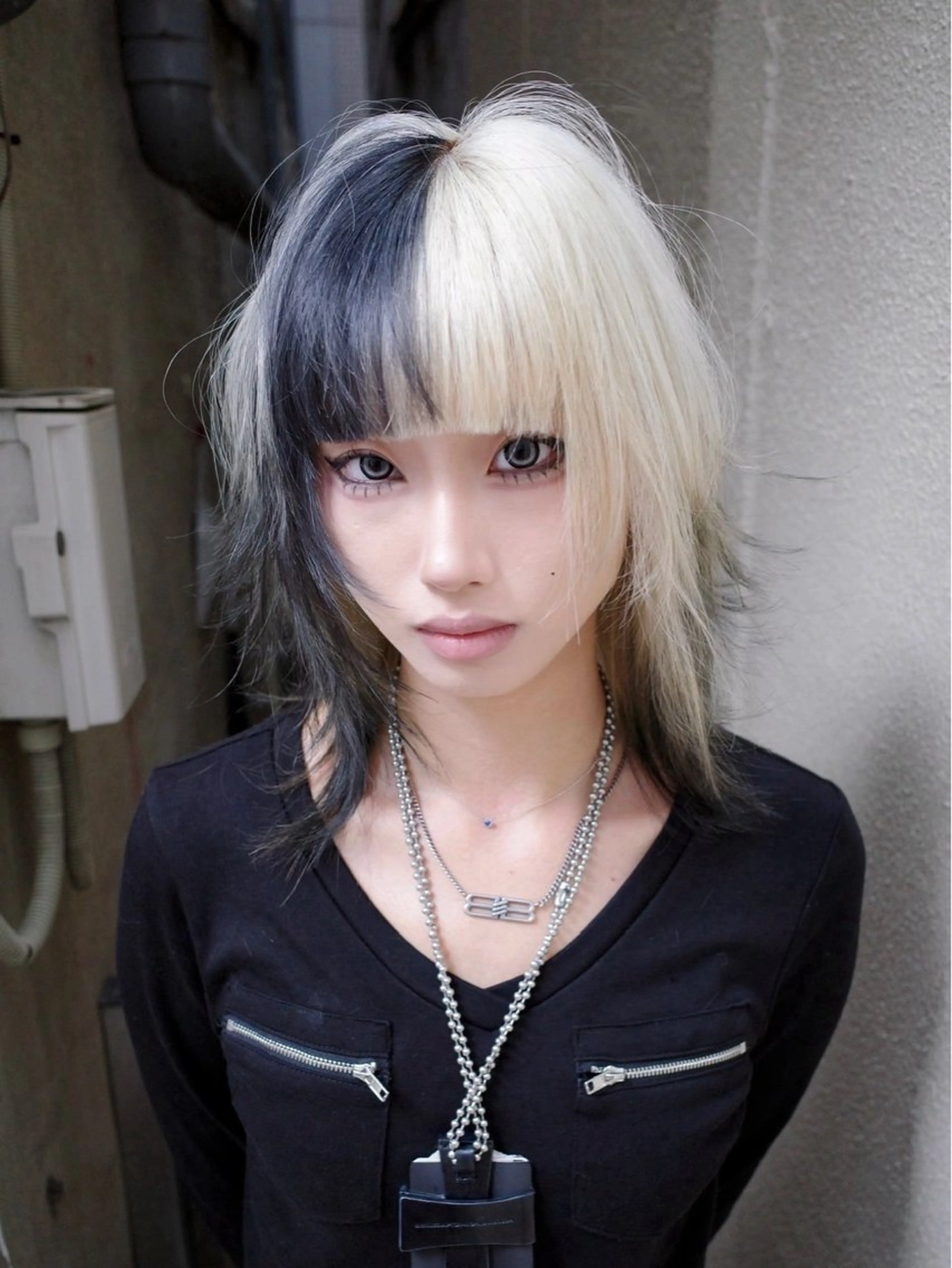 ミディアム カラー nakatsu aimuのヘアスタイル