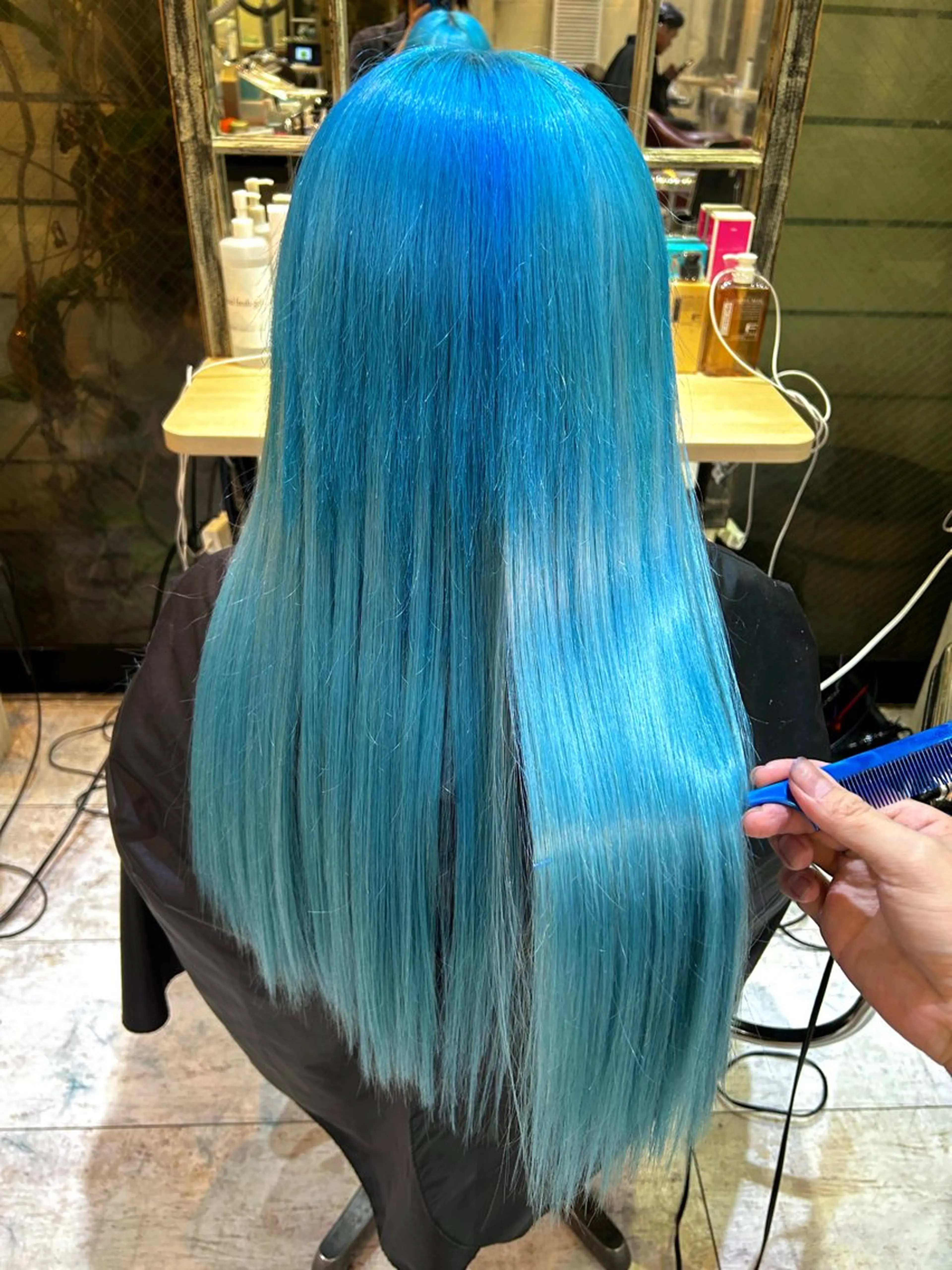 ロング カラー 6Dエクステ 鳥谷ミナトのヘアスタイル