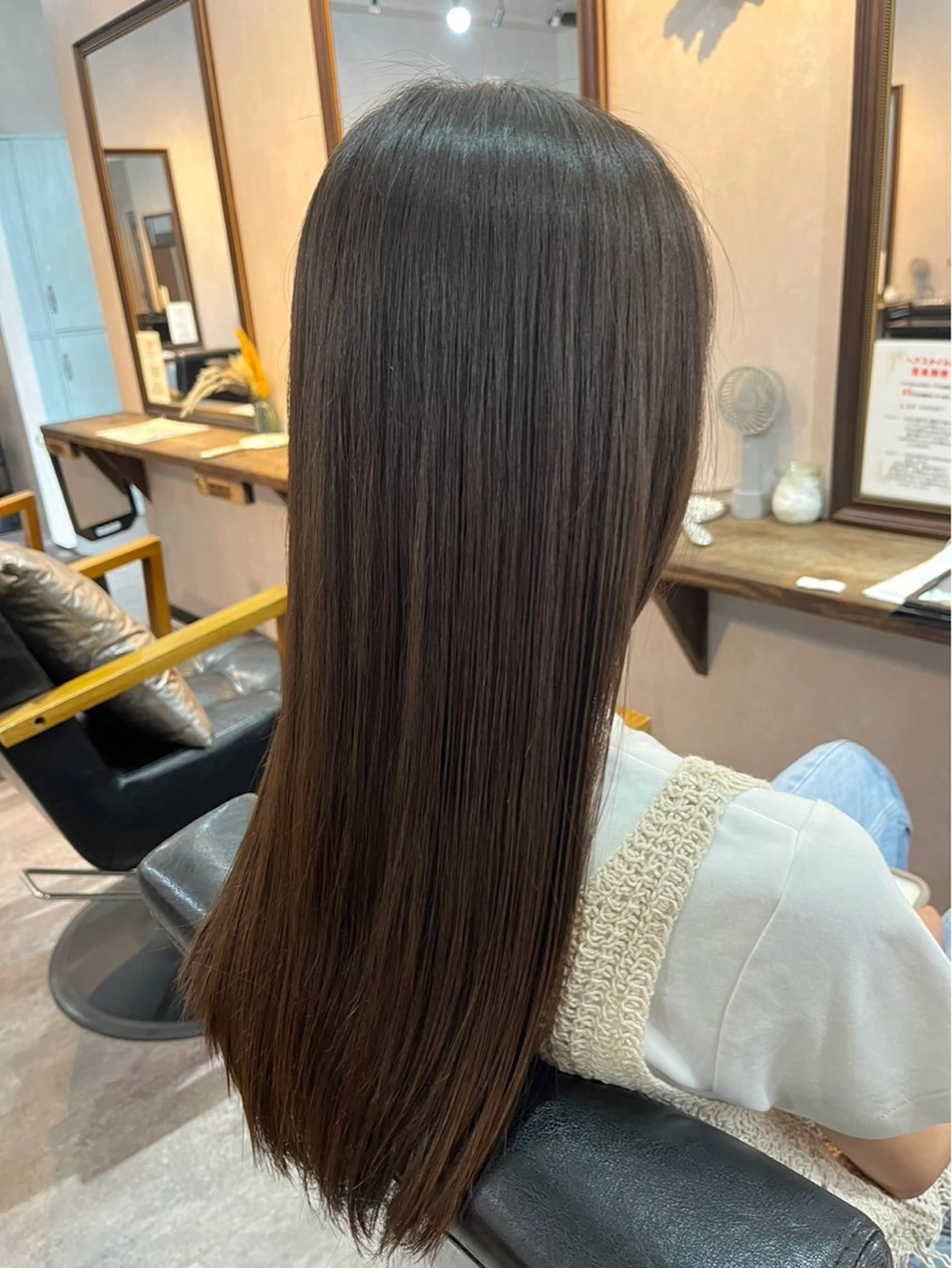 縮毛矯正の写真