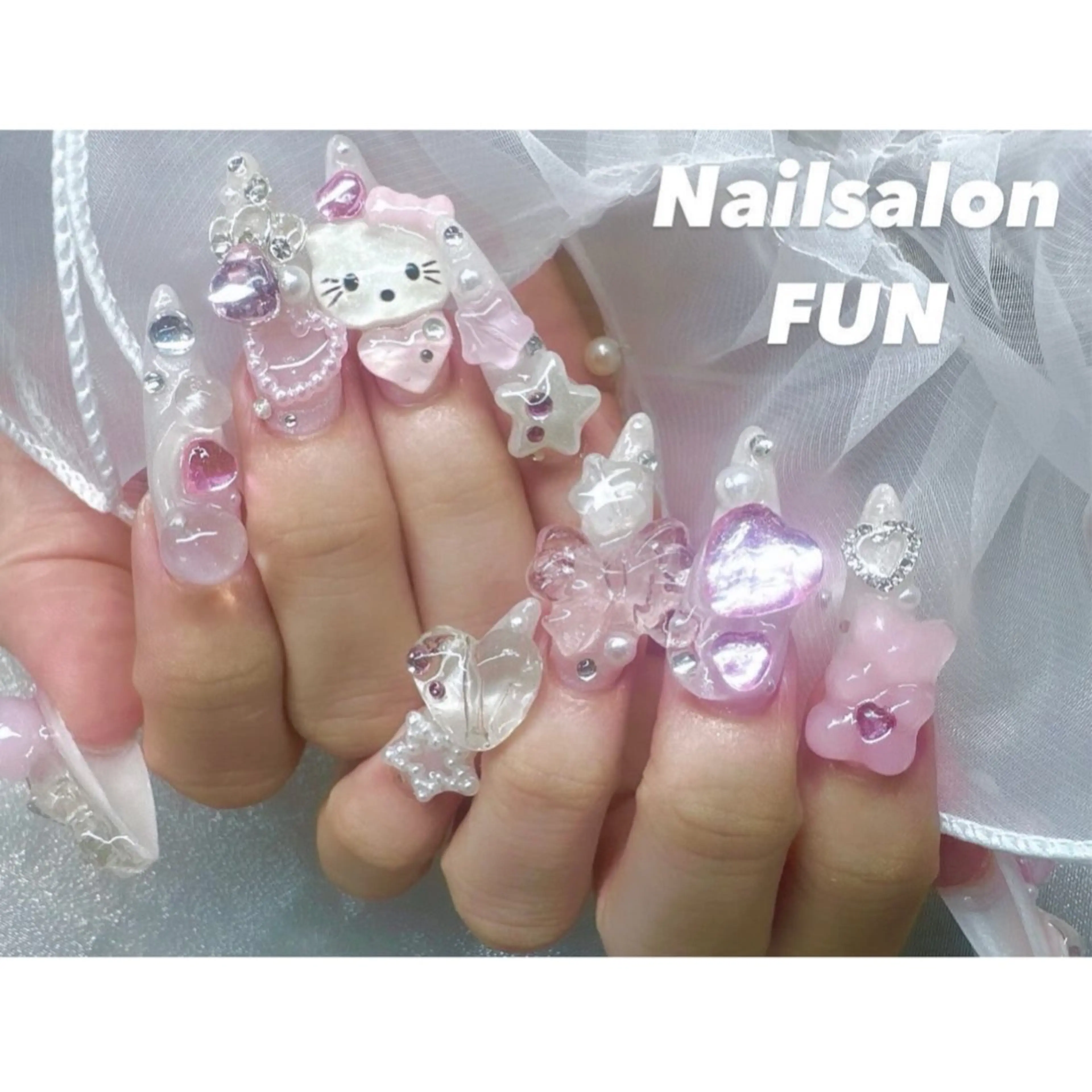 ネイル アートネイル ロングネイル メンズネイル ショートネイル ネイルチップ ハンドネイル Nailsalon FUN🌈のネイルデザイン
