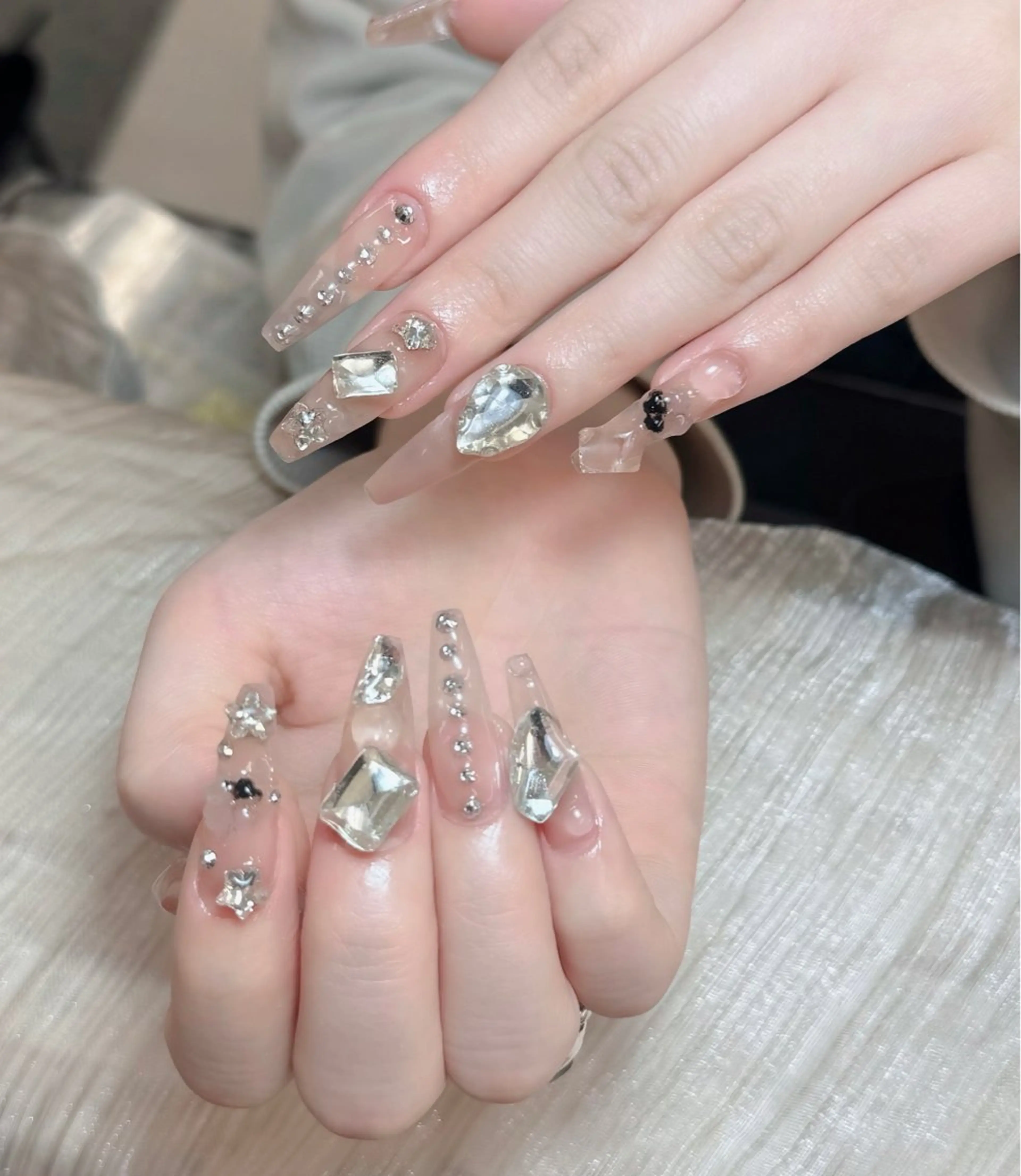 ネイル アートネイル フレンチネイル ジェルネイル 韓国ネイル マグネットネイル Lenie Shinokuboのネイルデザイン