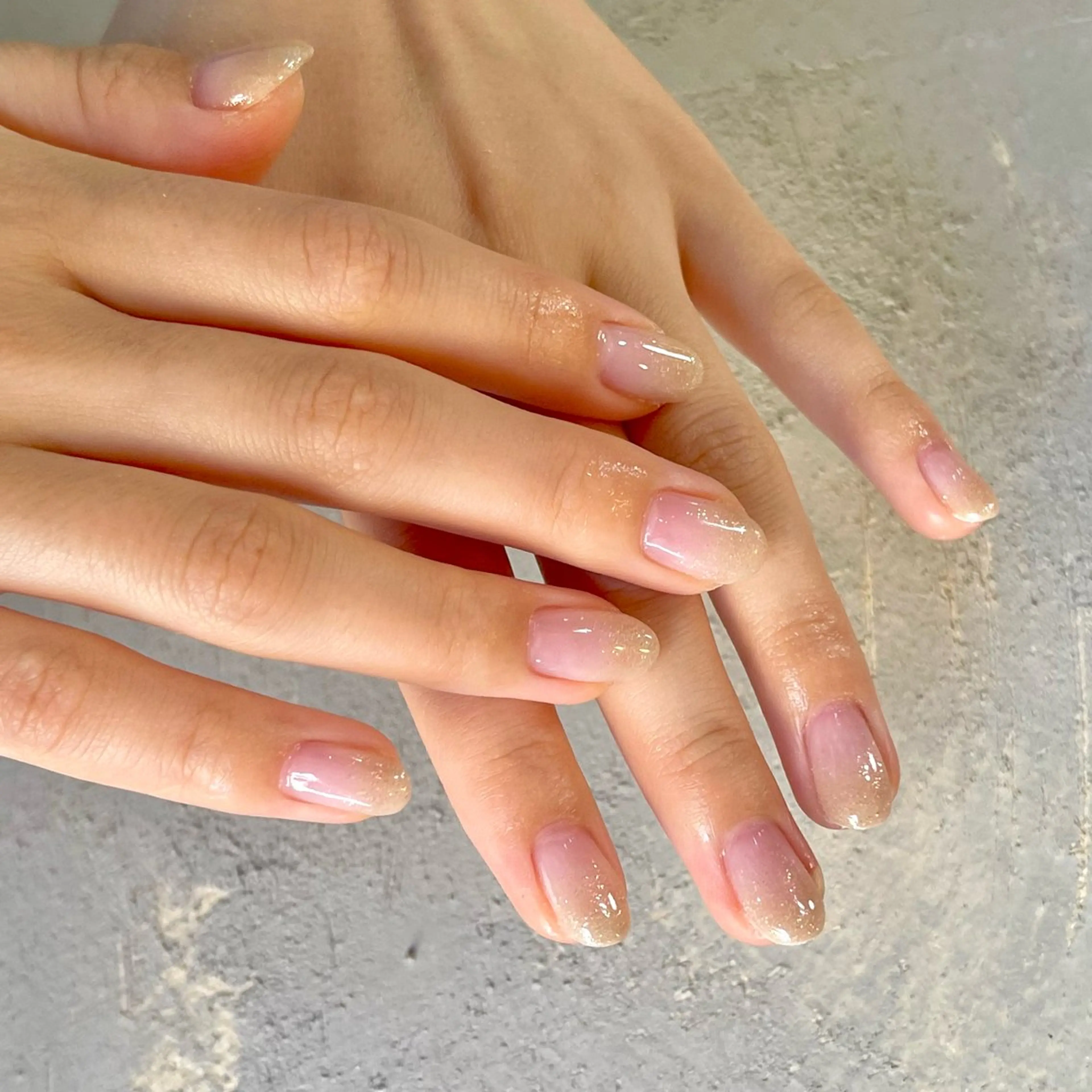 ネイル ラメ(グリッター) ラメグラデーション Lea lea所属・Lealea nのネイルデザイン