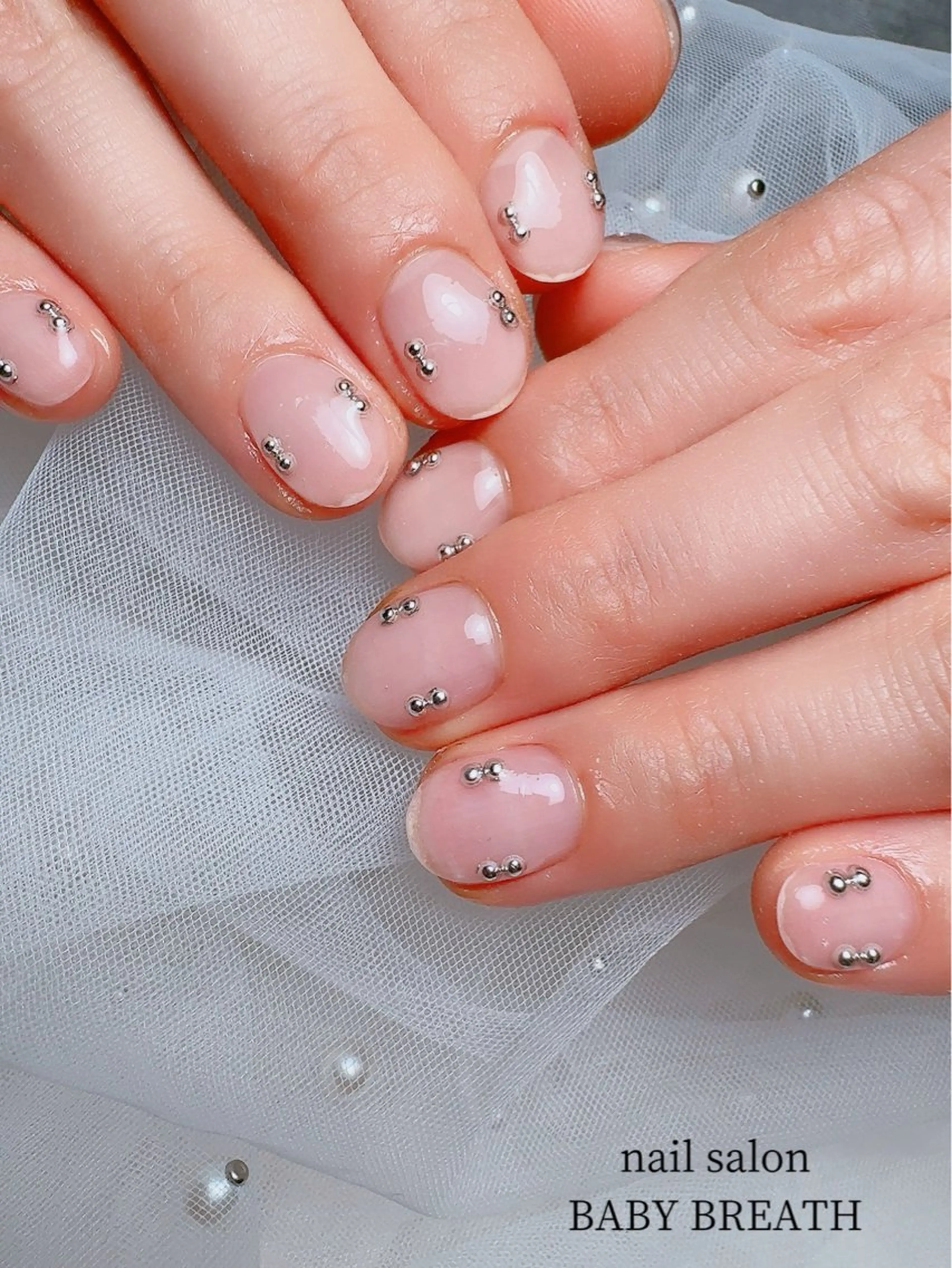 ネイル アートネイル フラッシュネイル フットネイル グラデーション ラメ(グリッター) ハンドネイル BABY BREATH所属・y natsumiのネイルデザイン
