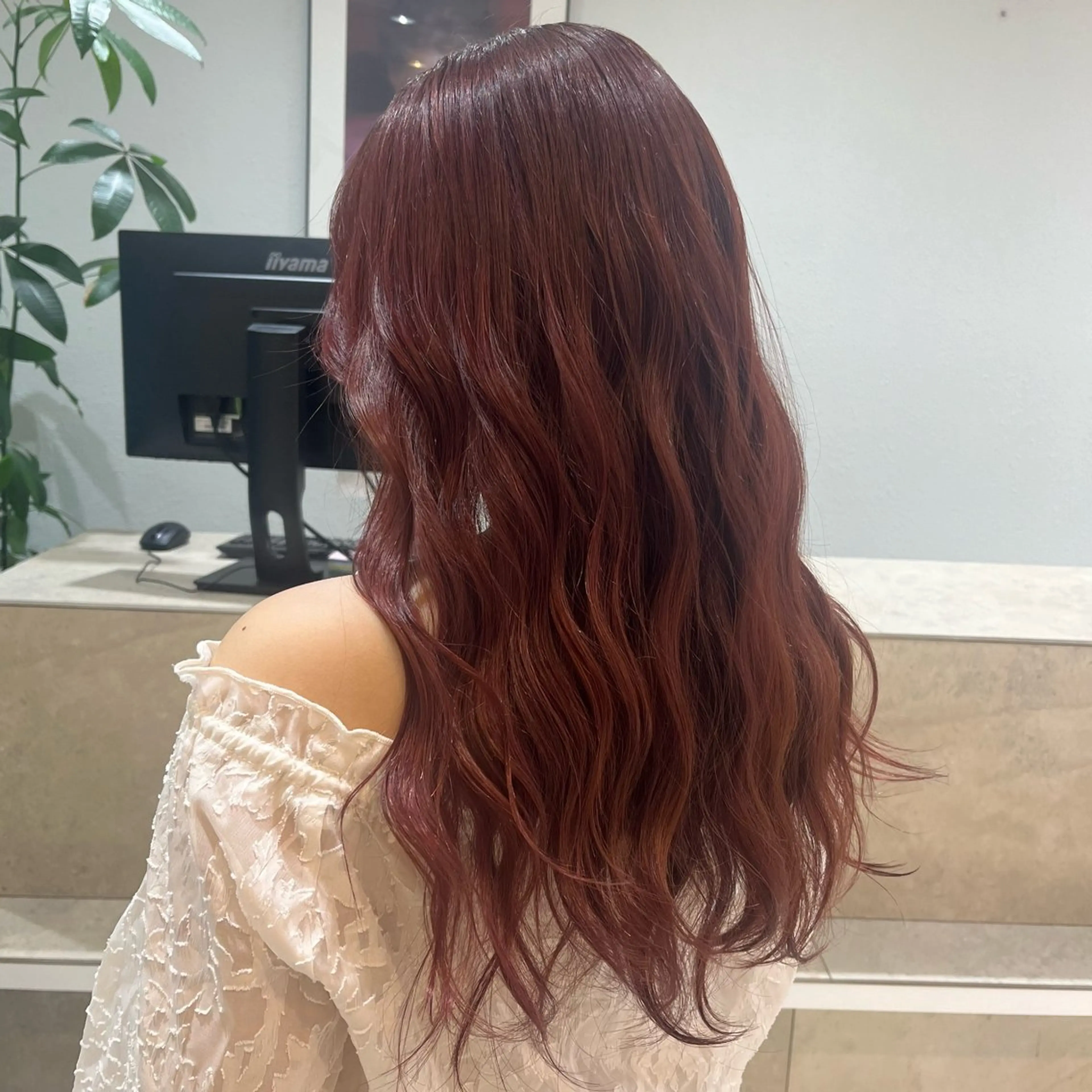 ロング ヘアカラー 🎀透明艶カラー🎀 大橋美優🎀のヘアスタイル